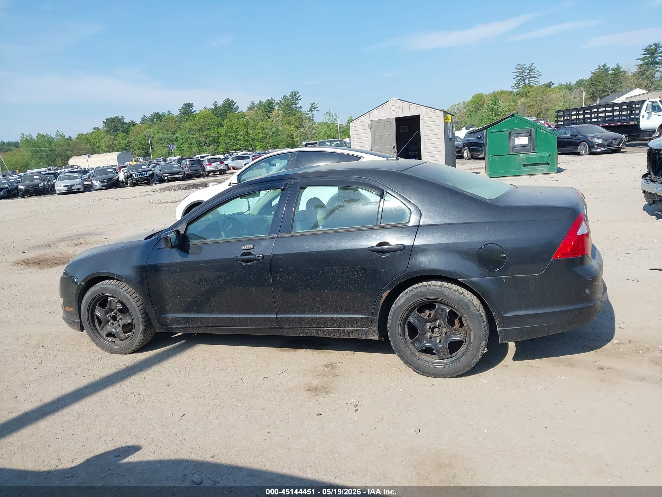 2010 Ford Fusion Se Black vin: 3FAHP0HA7AR395815