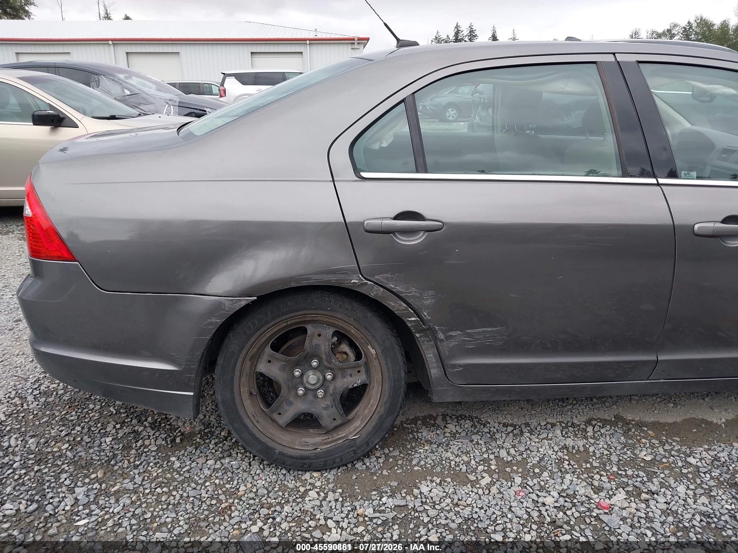 2010 Ford Fusion Se Silver vin: 3FAHP0HA7AR411219