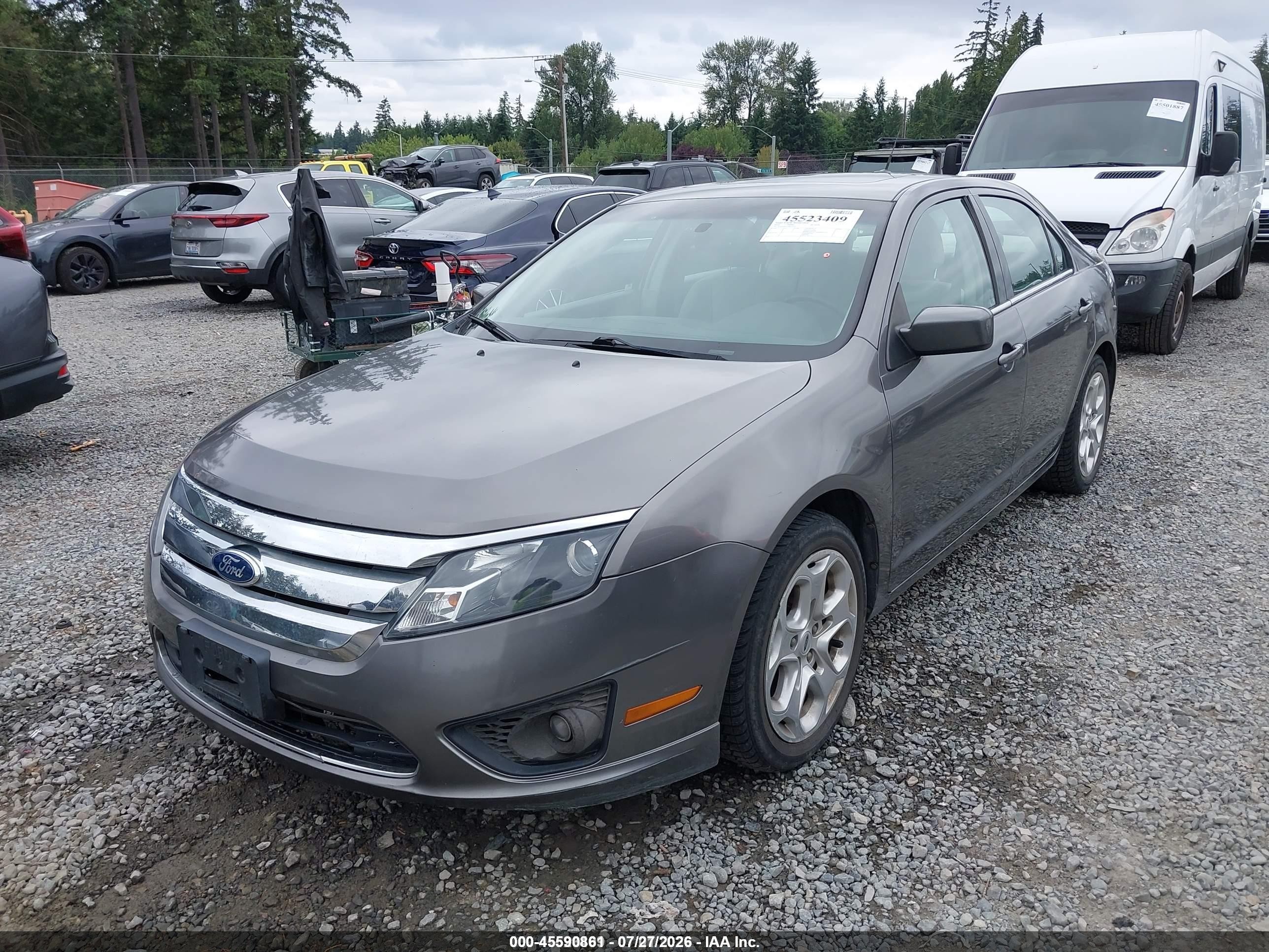 2010 Ford Fusion Se Silver vin: 3FAHP0HA7AR411219