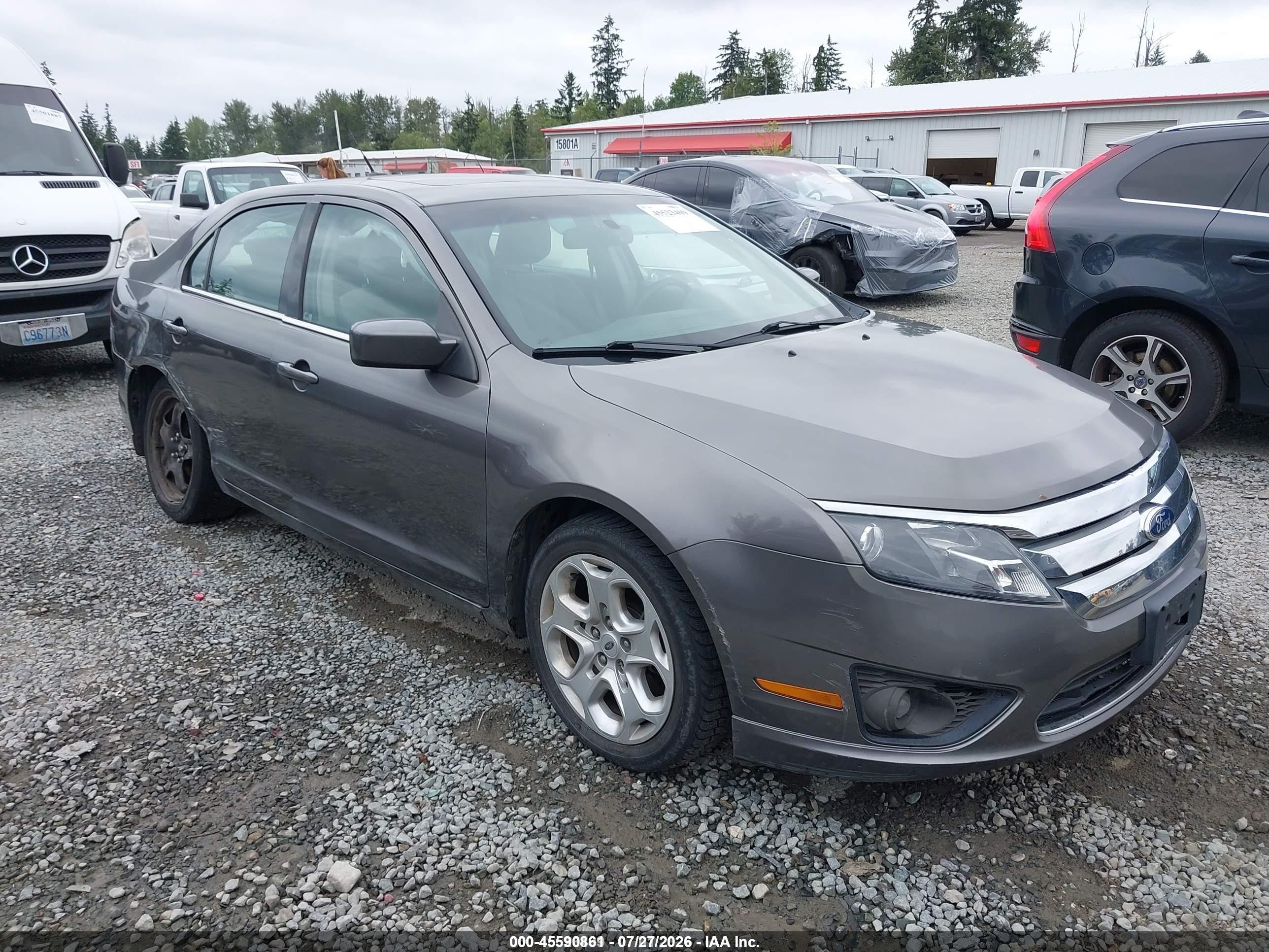 2010 Ford Fusion Se Silver vin: 3FAHP0HA7AR411219