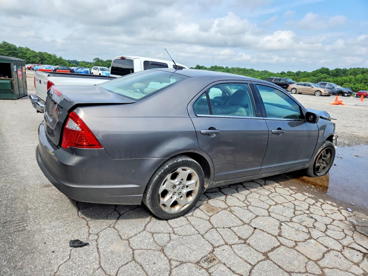 2010 Ford Fusion Se Gray vin: 3FAHP0HA7AR430210