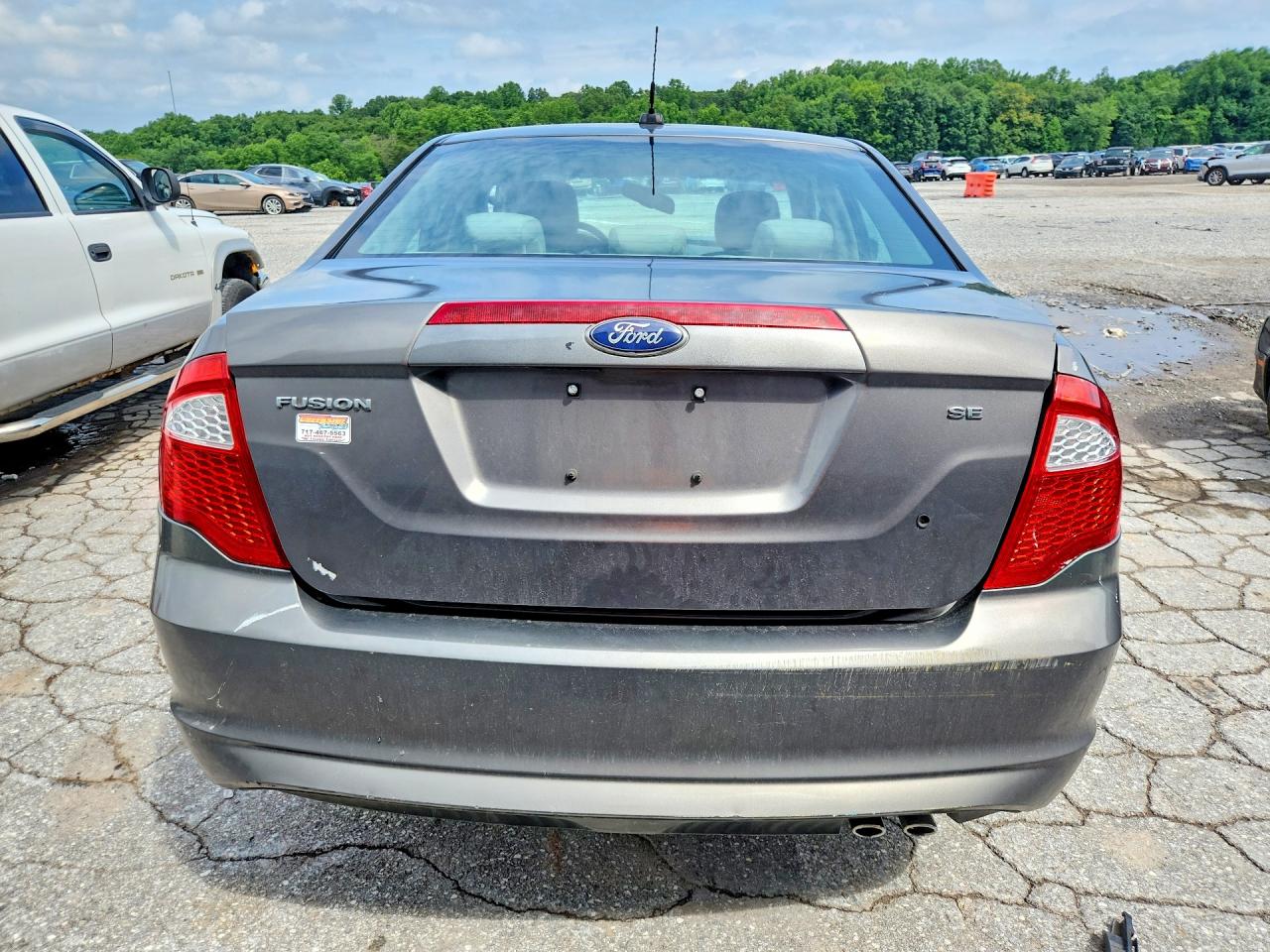 2010 Ford Fusion Se Gray vin: 3FAHP0HA7AR430210