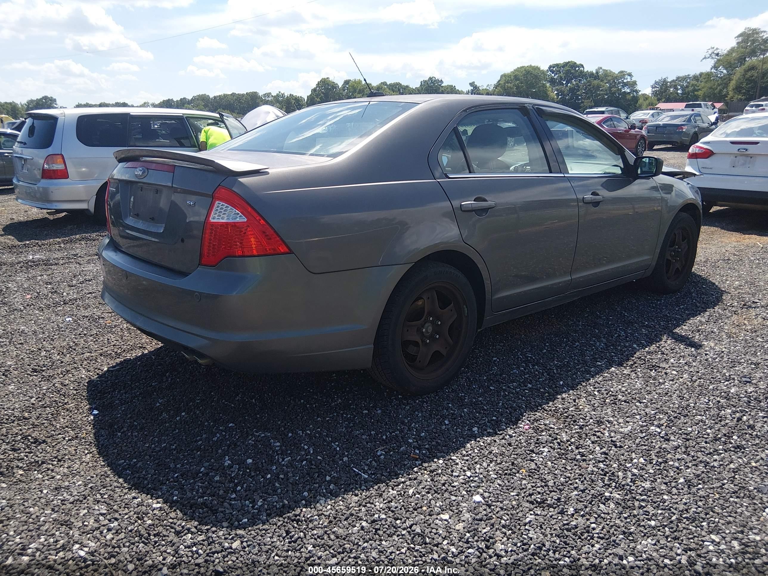 2011 Ford Fusion Se Gray vin: 3FAHP0HA7BR102934