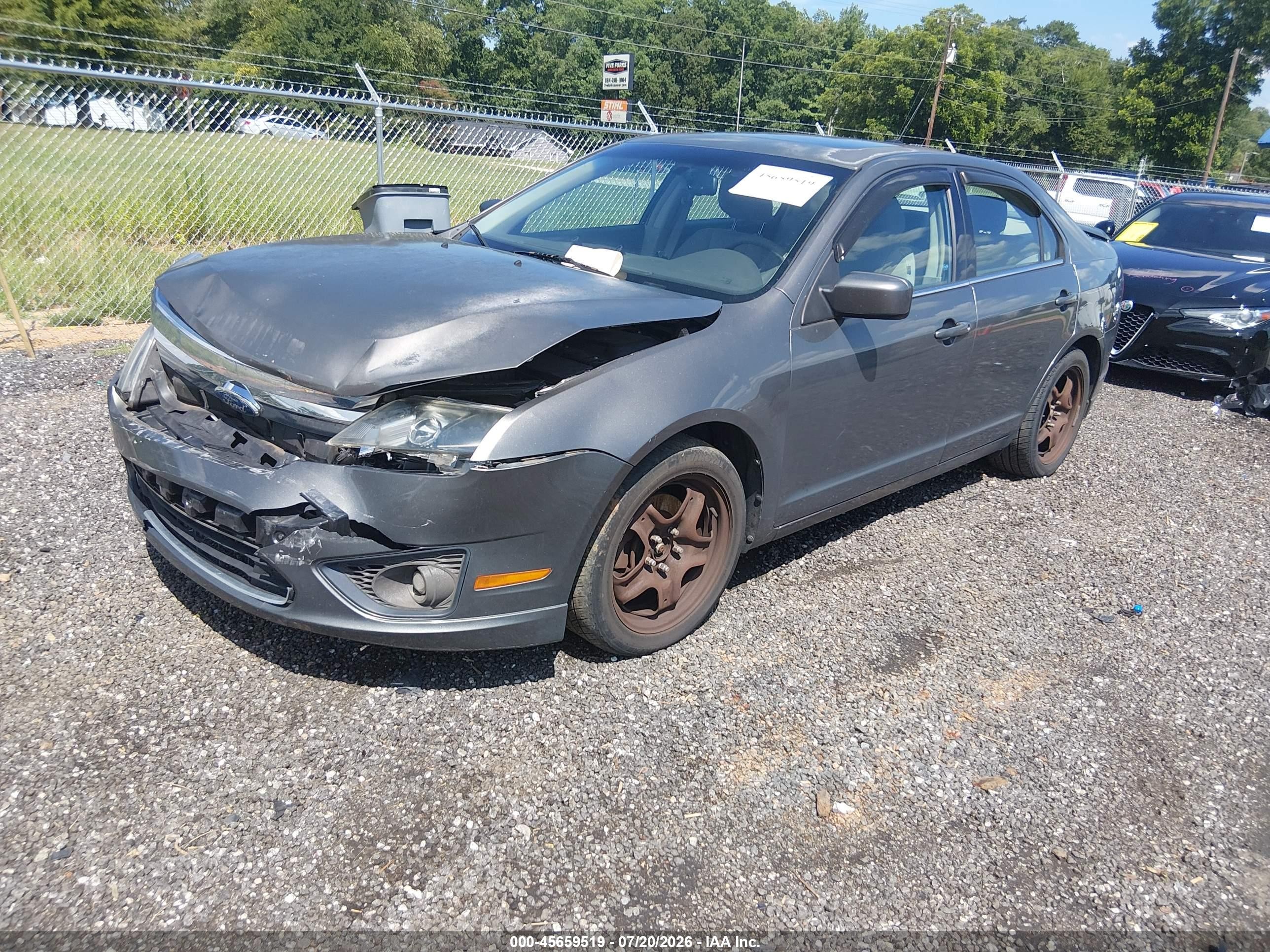 2011 Ford Fusion Se Gray vin: 3FAHP0HA7BR102934