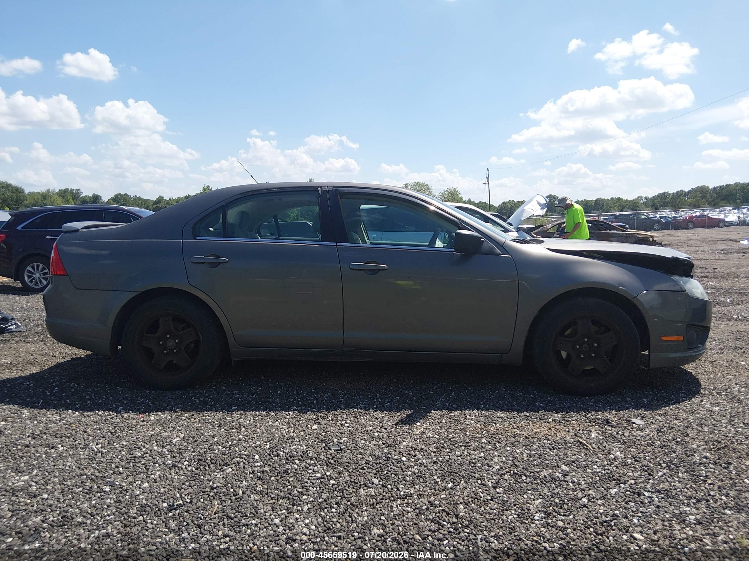 2011 Ford Fusion Se Gray vin: 3FAHP0HA7BR102934