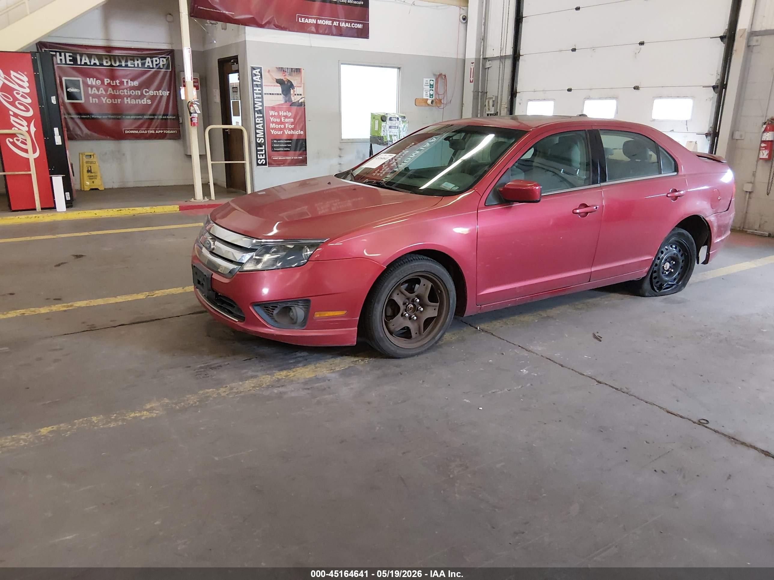 2011 Ford Fusion Se Red vin: 3FAHP0HA7BR121676