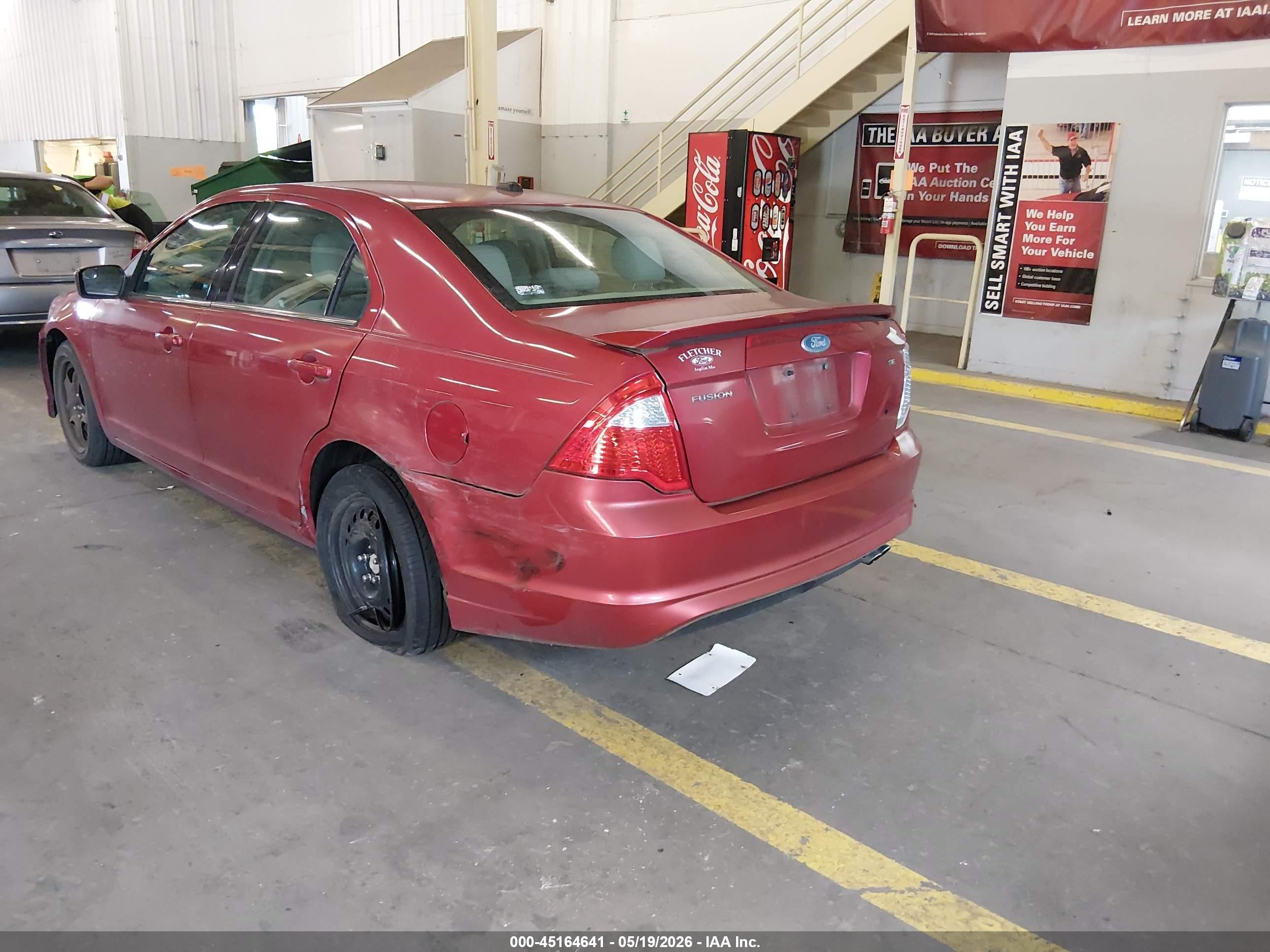 2011 Ford Fusion Se Red vin: 3FAHP0HA7BR121676