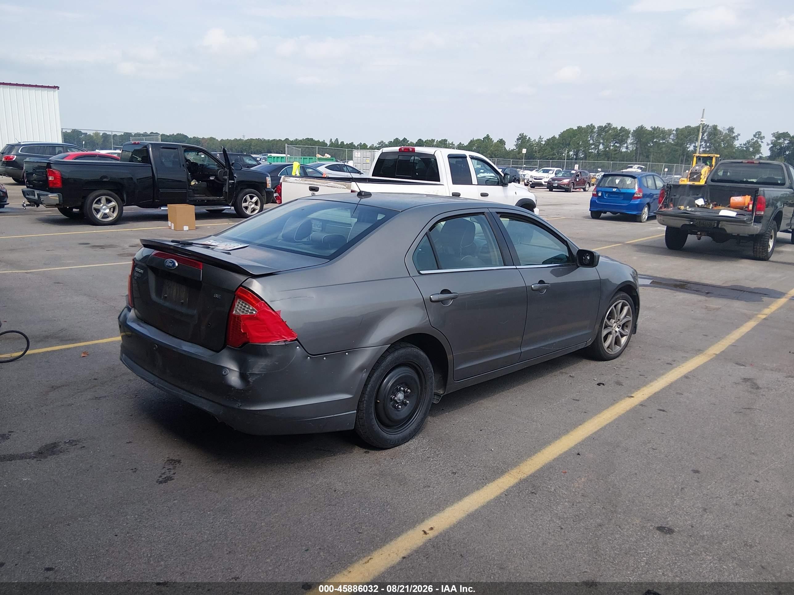 2011 Ford Fusion Se Gray vin: 3FAHP0HA7BR146853