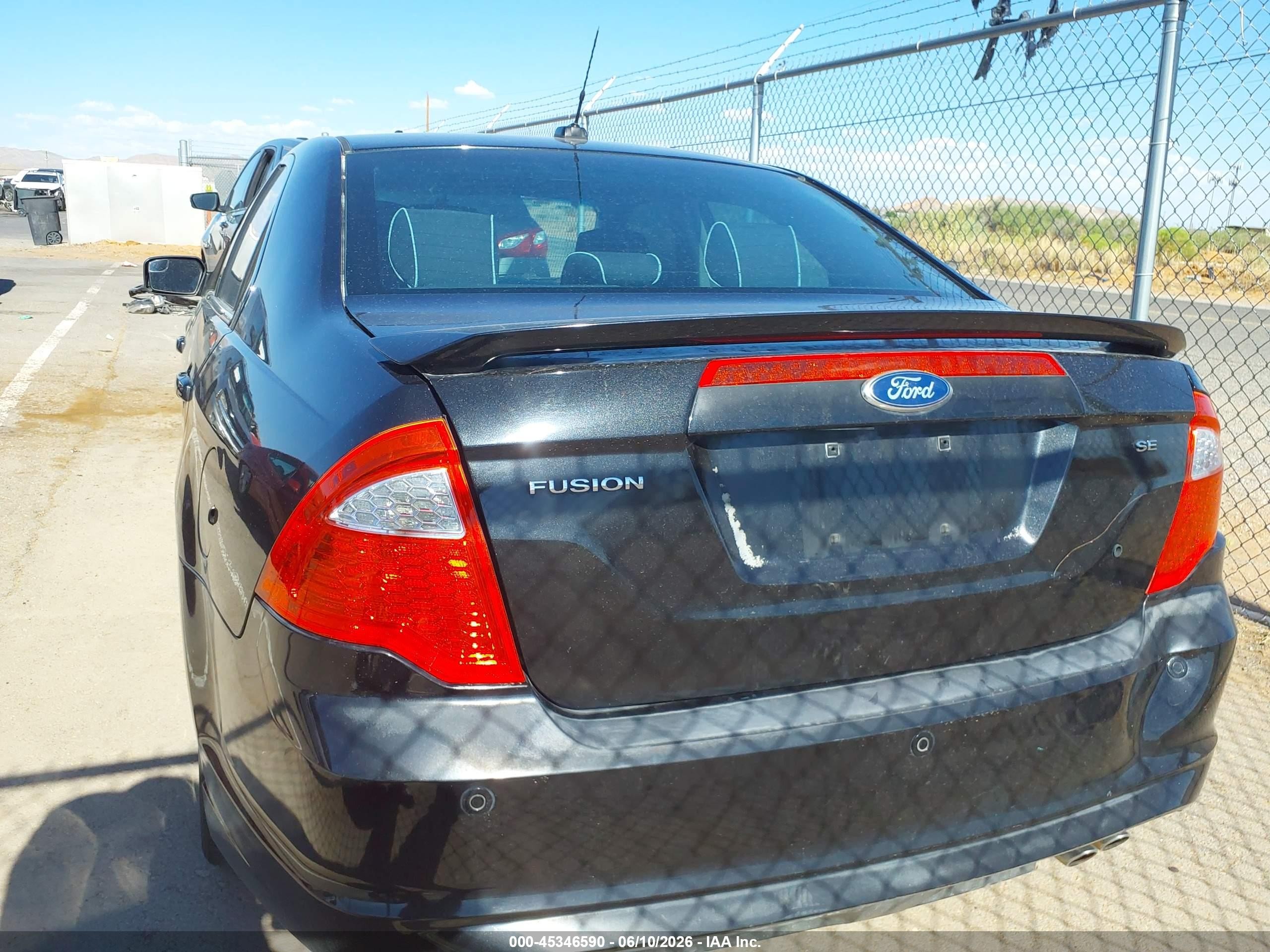 2011 Ford Fusion Se Черный vin: 3FAHP0HA7BR165791