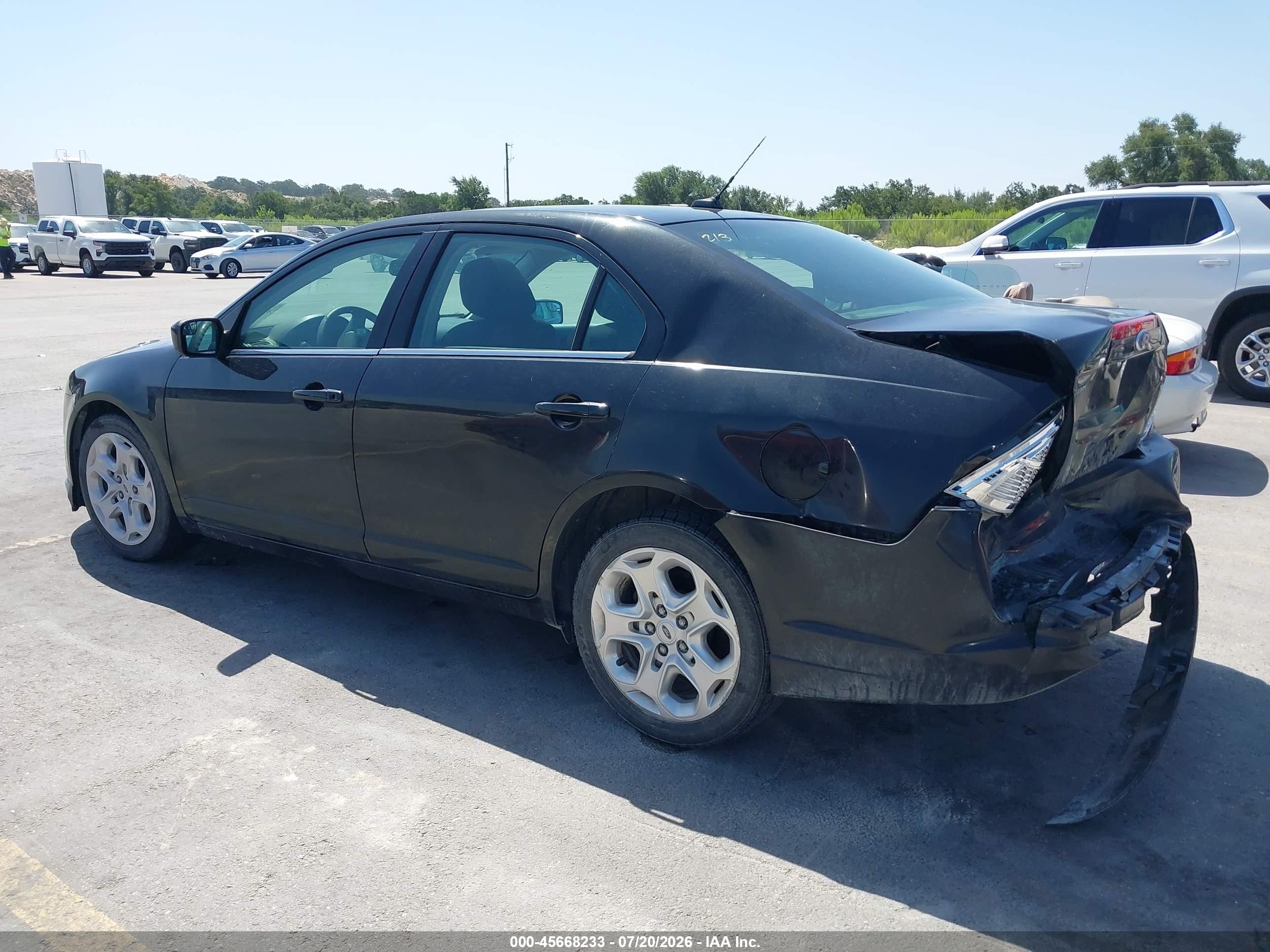 2011 Ford Fusion Se Black vin: 3FAHP0HA7BR189945
