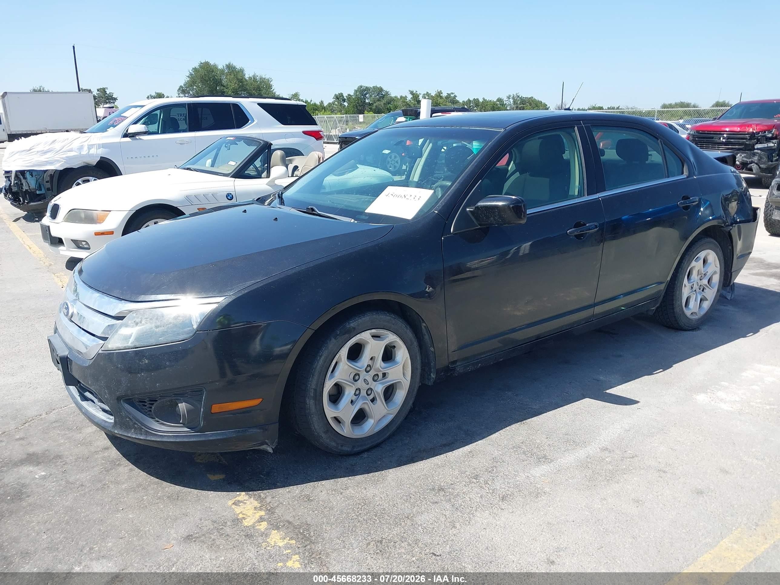 2011 Ford Fusion Se Black vin: 3FAHP0HA7BR189945