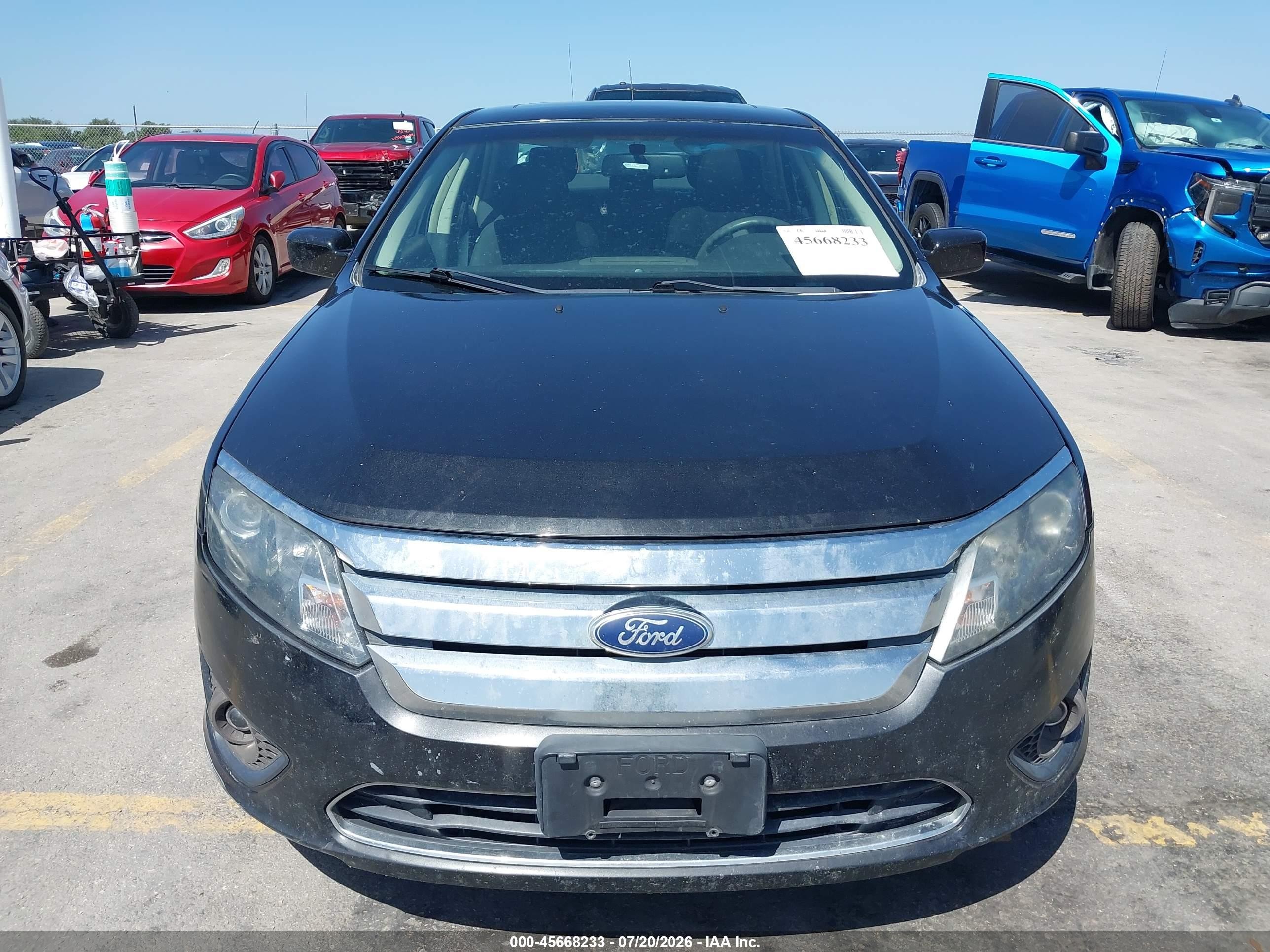 2011 Ford Fusion Se Black vin: 3FAHP0HA7BR189945