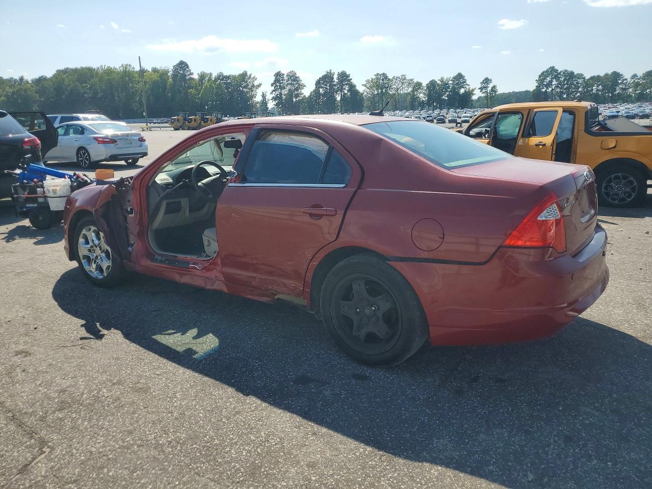 2011 Ford Fusion Sel Burgundy vin: 3FAHP0HA7BR194983