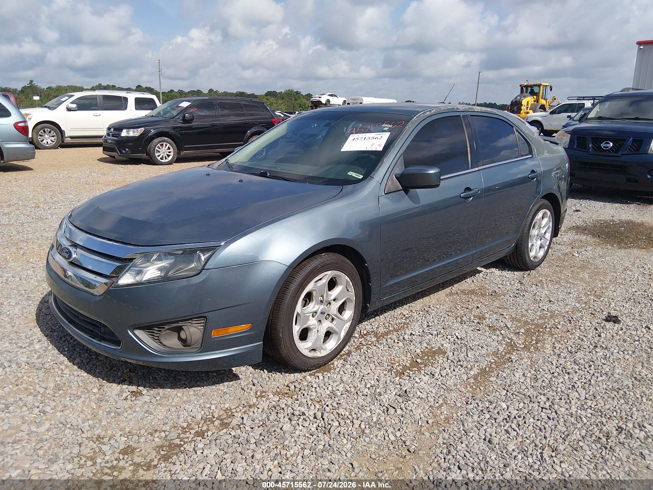 2011 Ford Fusion Se Blue vin: 3FAHP0HA7BR199441