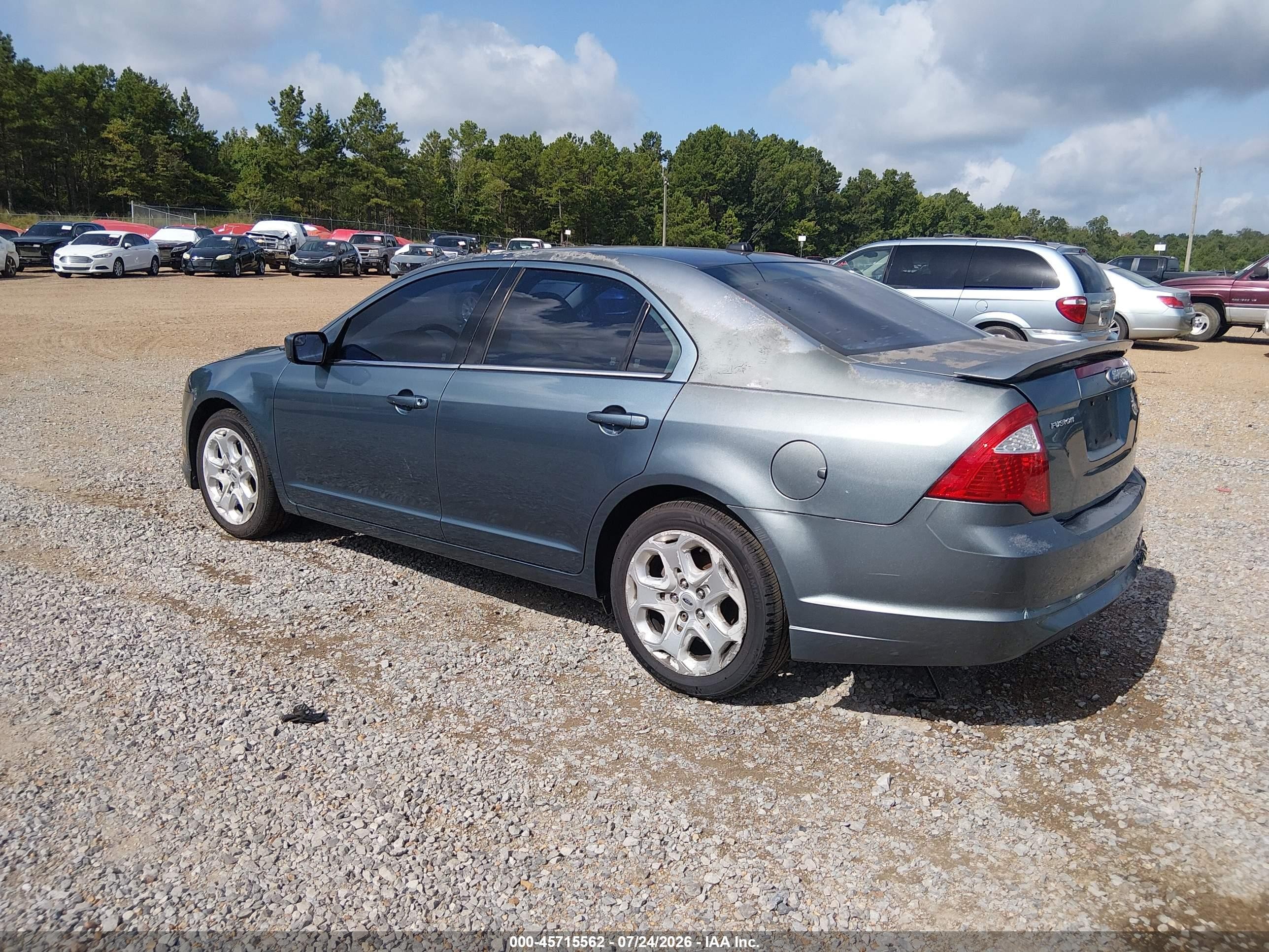 2011 Ford Fusion Se Blue vin: 3FAHP0HA7BR199441
