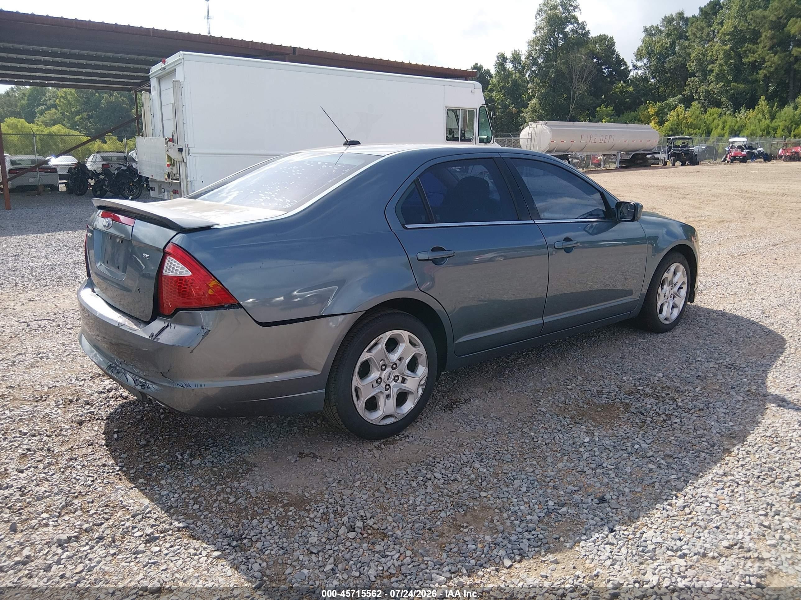 2011 Ford Fusion Se Blue vin: 3FAHP0HA7BR199441