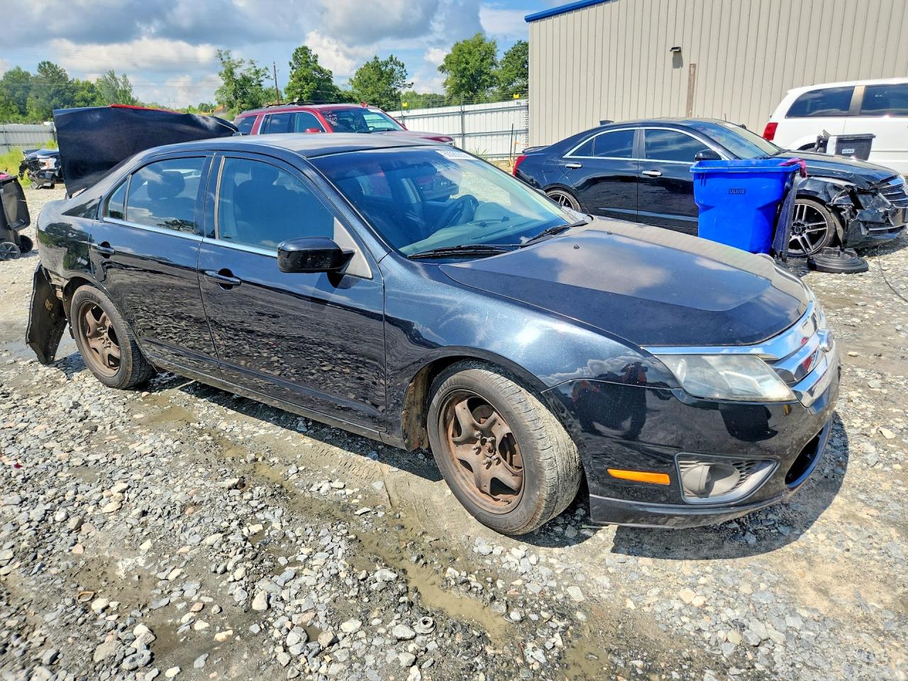 2011 Ford Fusion Se Black vin: 3FAHP0HA7BR199522