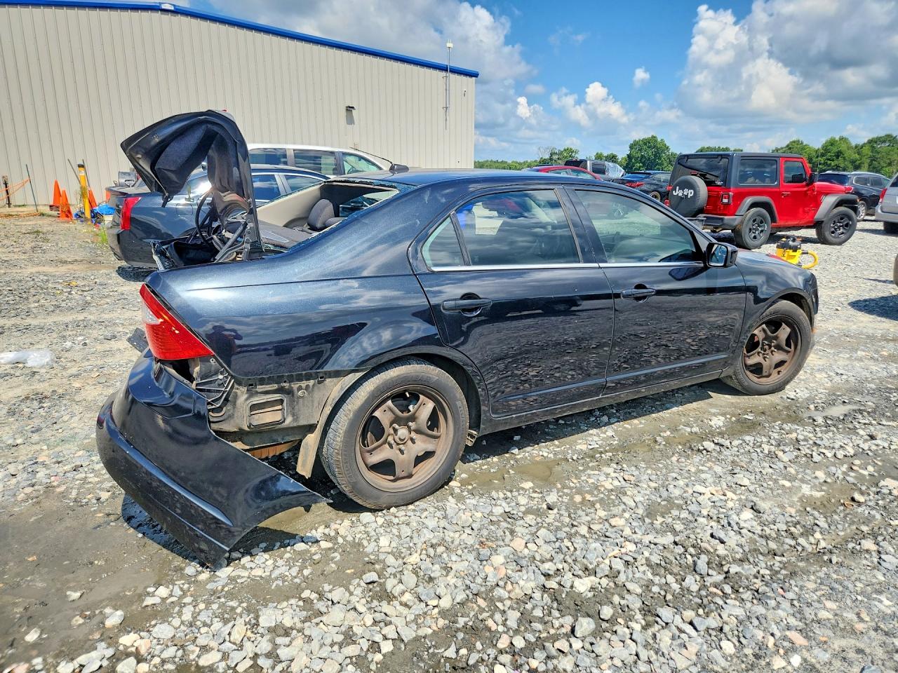 2011 Ford Fusion Se Black vin: 3FAHP0HA7BR199522