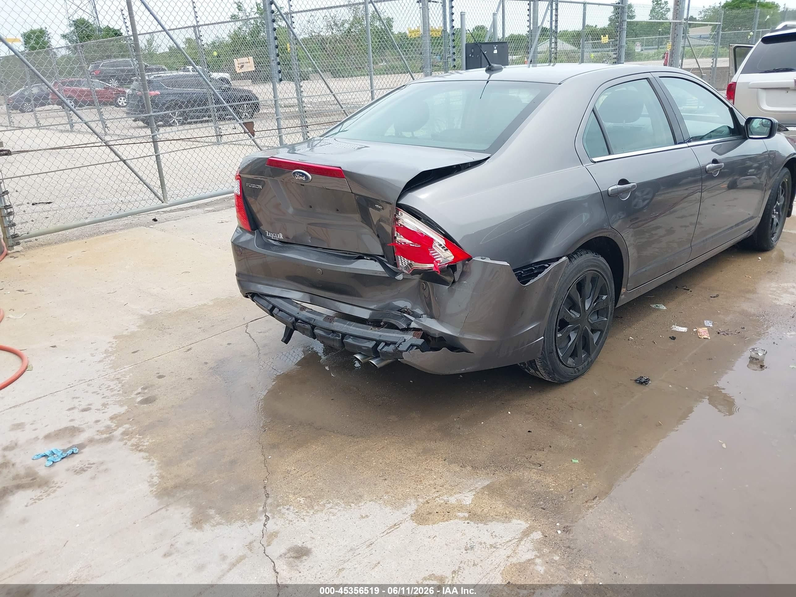 2011 Ford Fusion Se Gray vin: 3FAHP0HA7BR199942