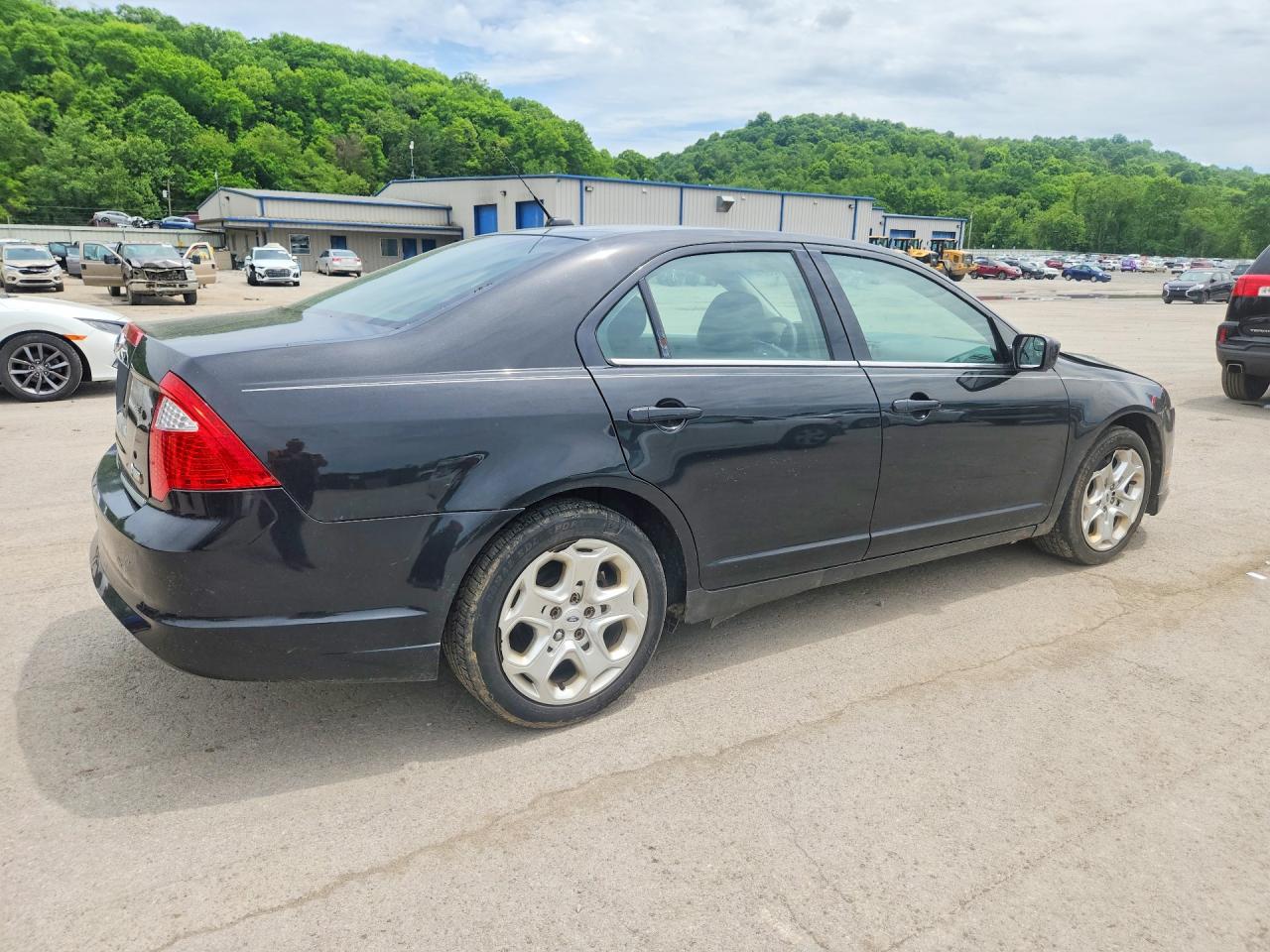 2011 Ford Fusion Se Black vin: 3FAHP0HA7BR200085