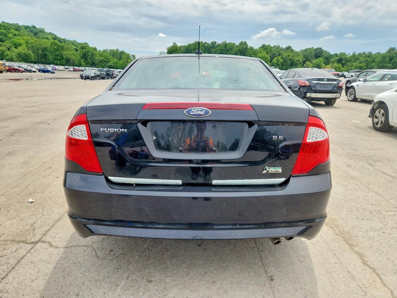 2011 Ford Fusion Se Black vin: 3FAHP0HA7BR200085