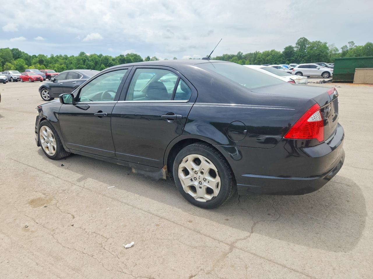 2011 Ford Fusion Se Black vin: 3FAHP0HA7BR200085