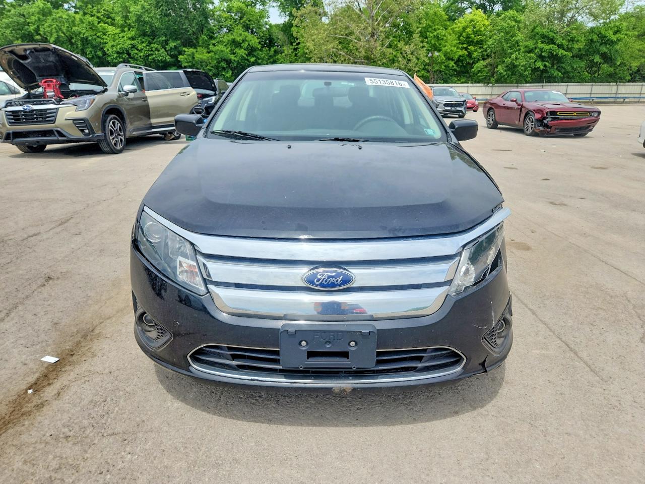 2011 Ford Fusion Se Black vin: 3FAHP0HA7BR200085