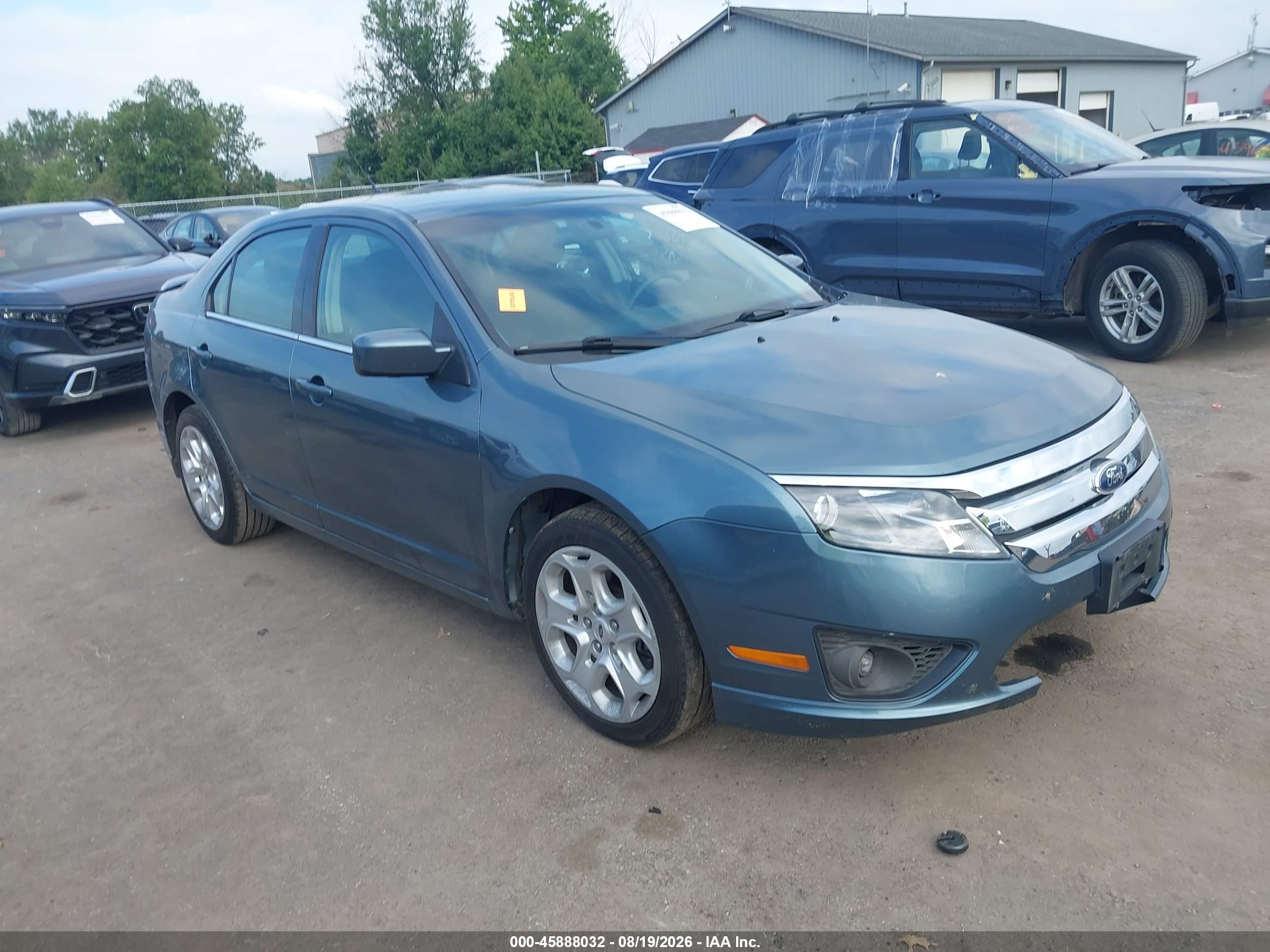 2011 Ford Fusion Se Бирюзовый vin: 3FAHP0HA7BR200913