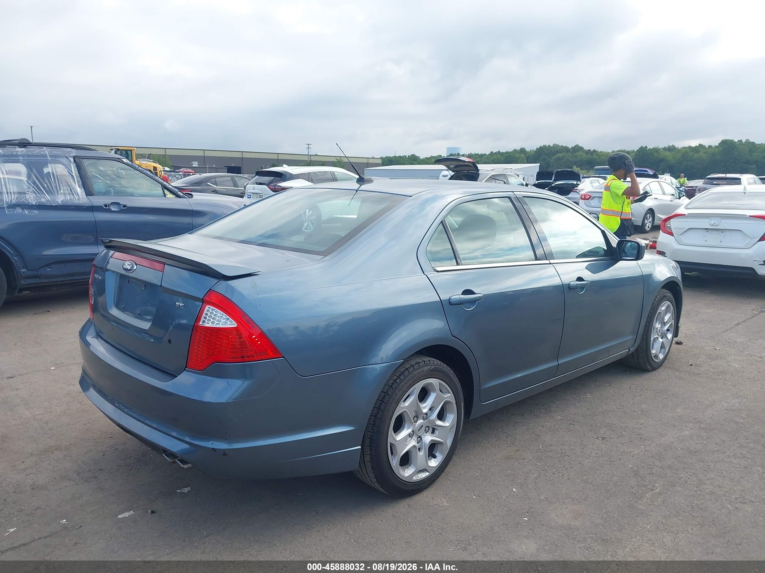 2011 Ford Fusion Se Бирюзовый vin: 3FAHP0HA7BR200913