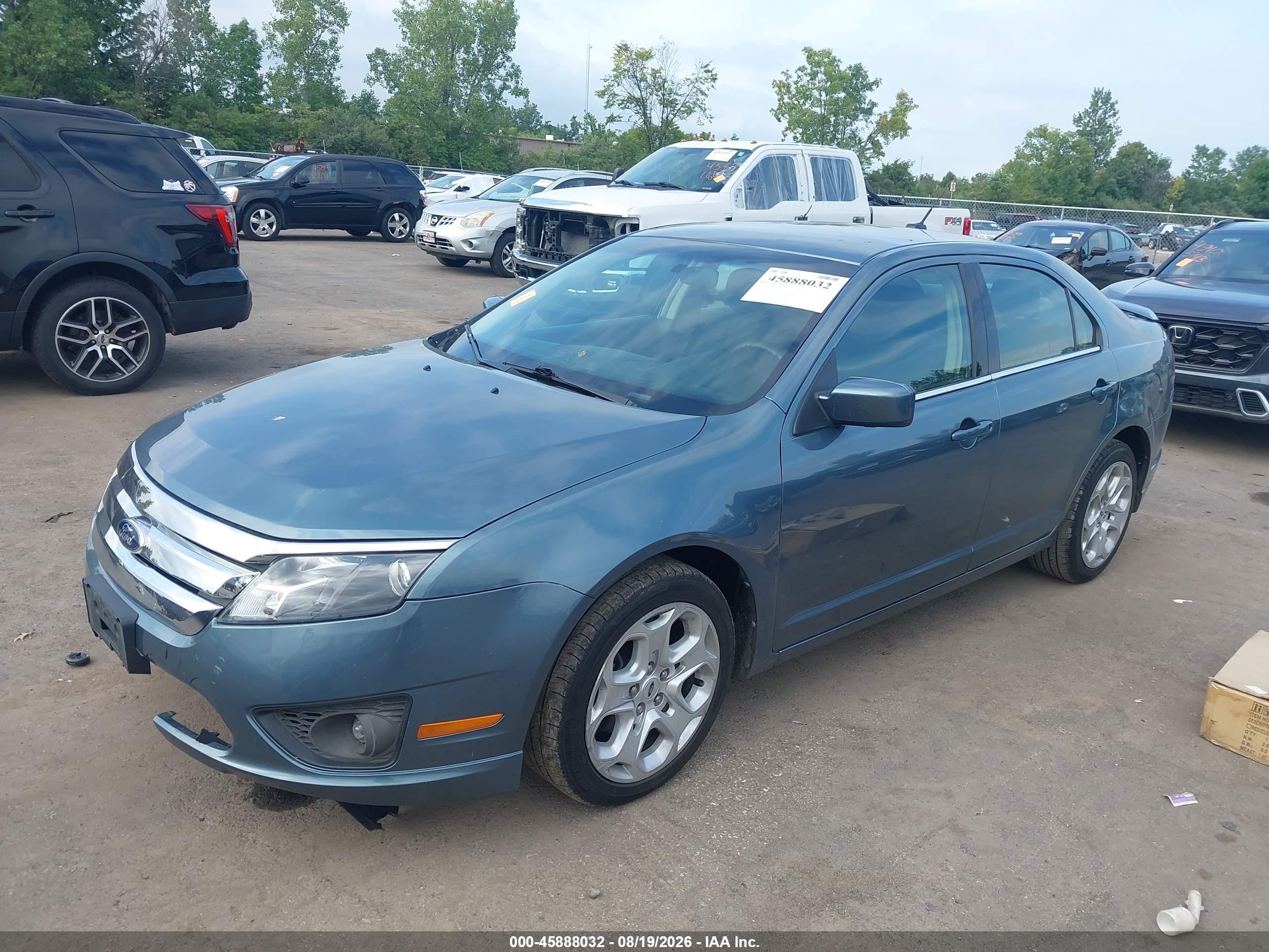 2011 Ford Fusion Se Бирюзовый vin: 3FAHP0HA7BR200913