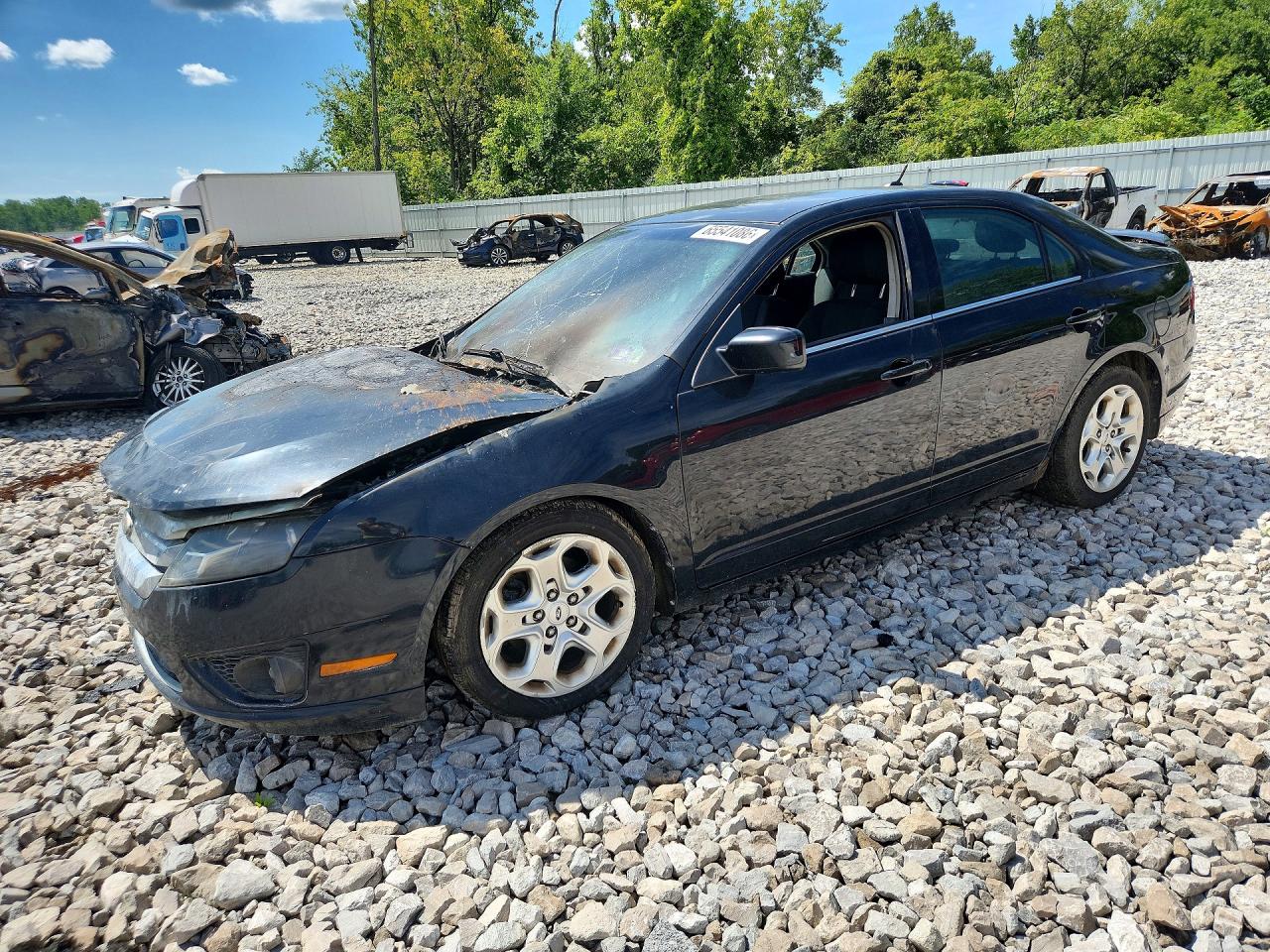 2011 Ford Fusion Se Черный vin: 3FAHP0HA7BR208817
