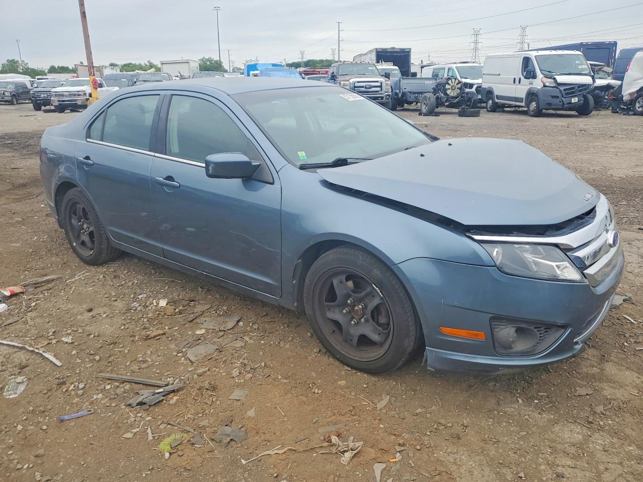 2011 Ford Fusion Se Blue vin: 3FAHP0HA7BR255944