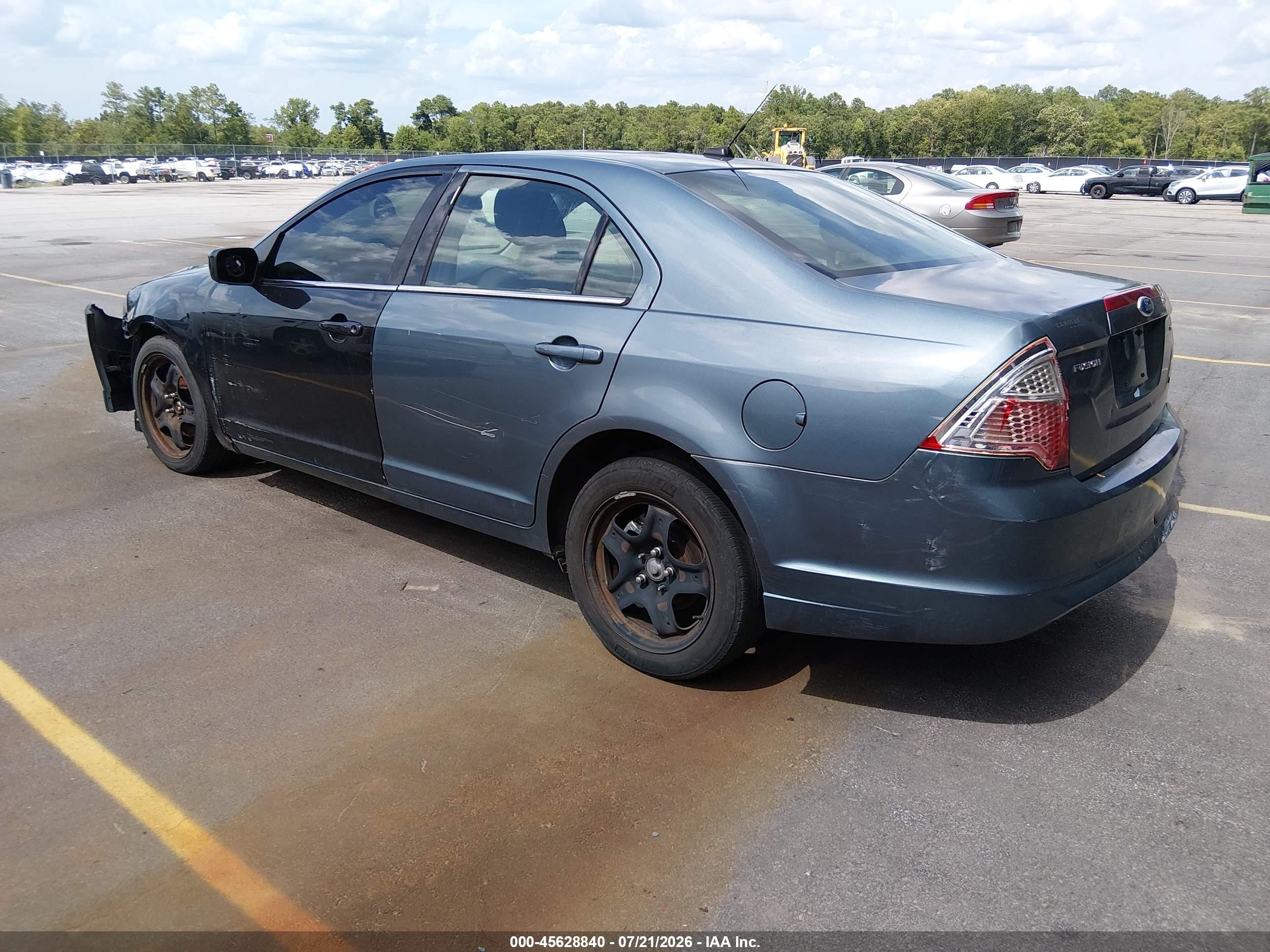2011 Ford Fusion Se Синий vin: 3FAHP0HA7BR257564