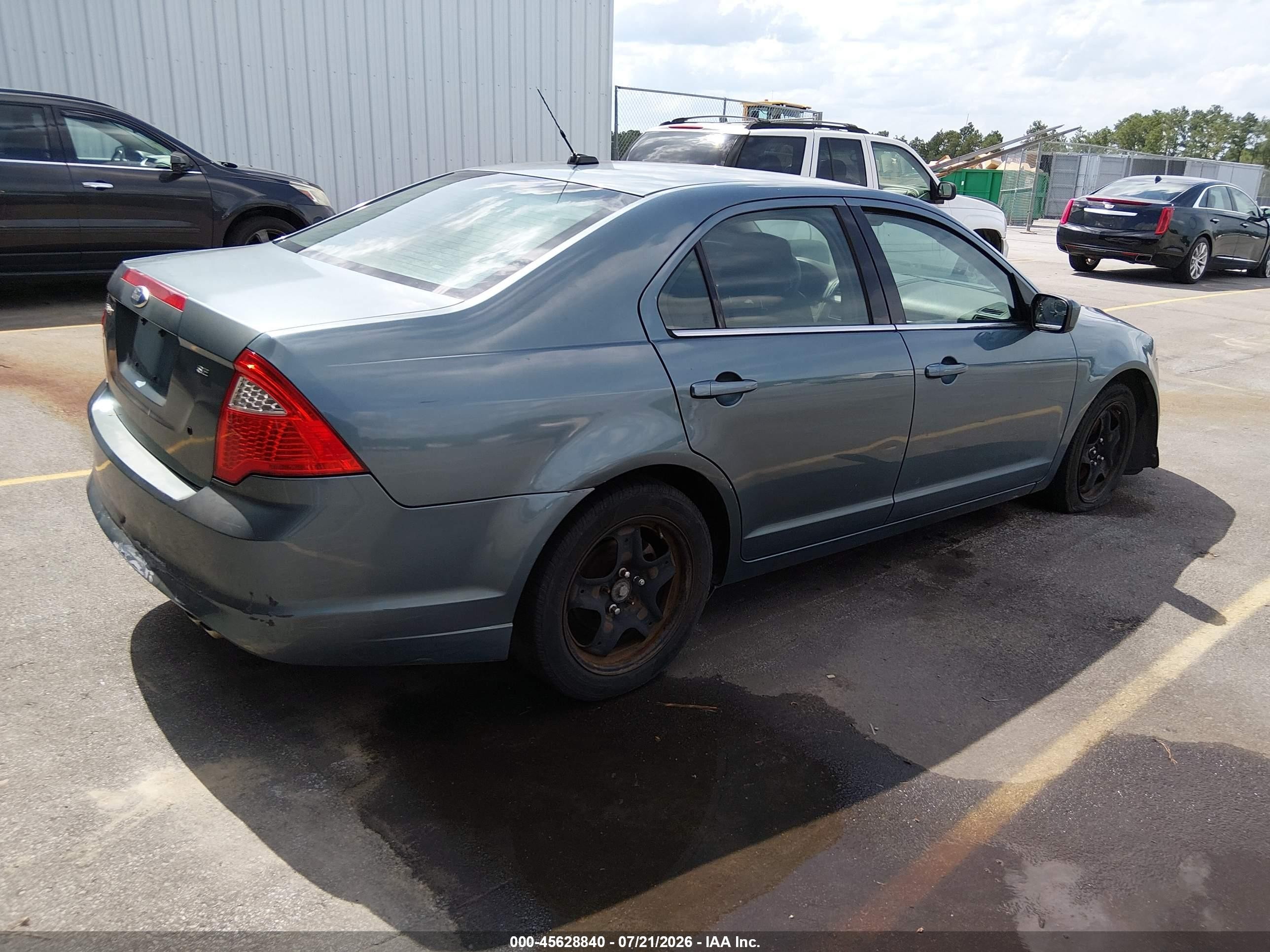2011 Ford Fusion Se Синий vin: 3FAHP0HA7BR257564