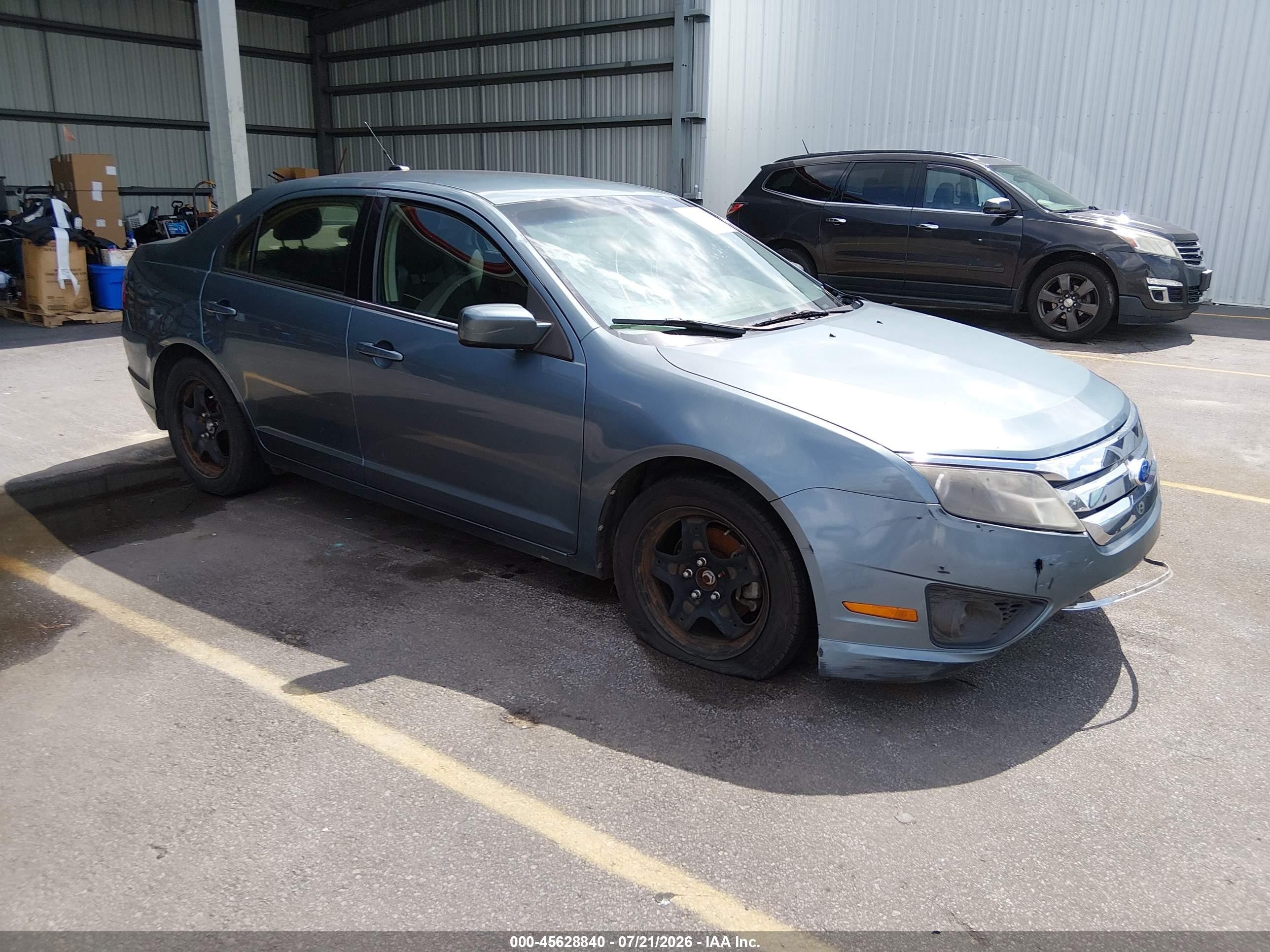 2011 Ford Fusion Se Синий vin: 3FAHP0HA7BR257564