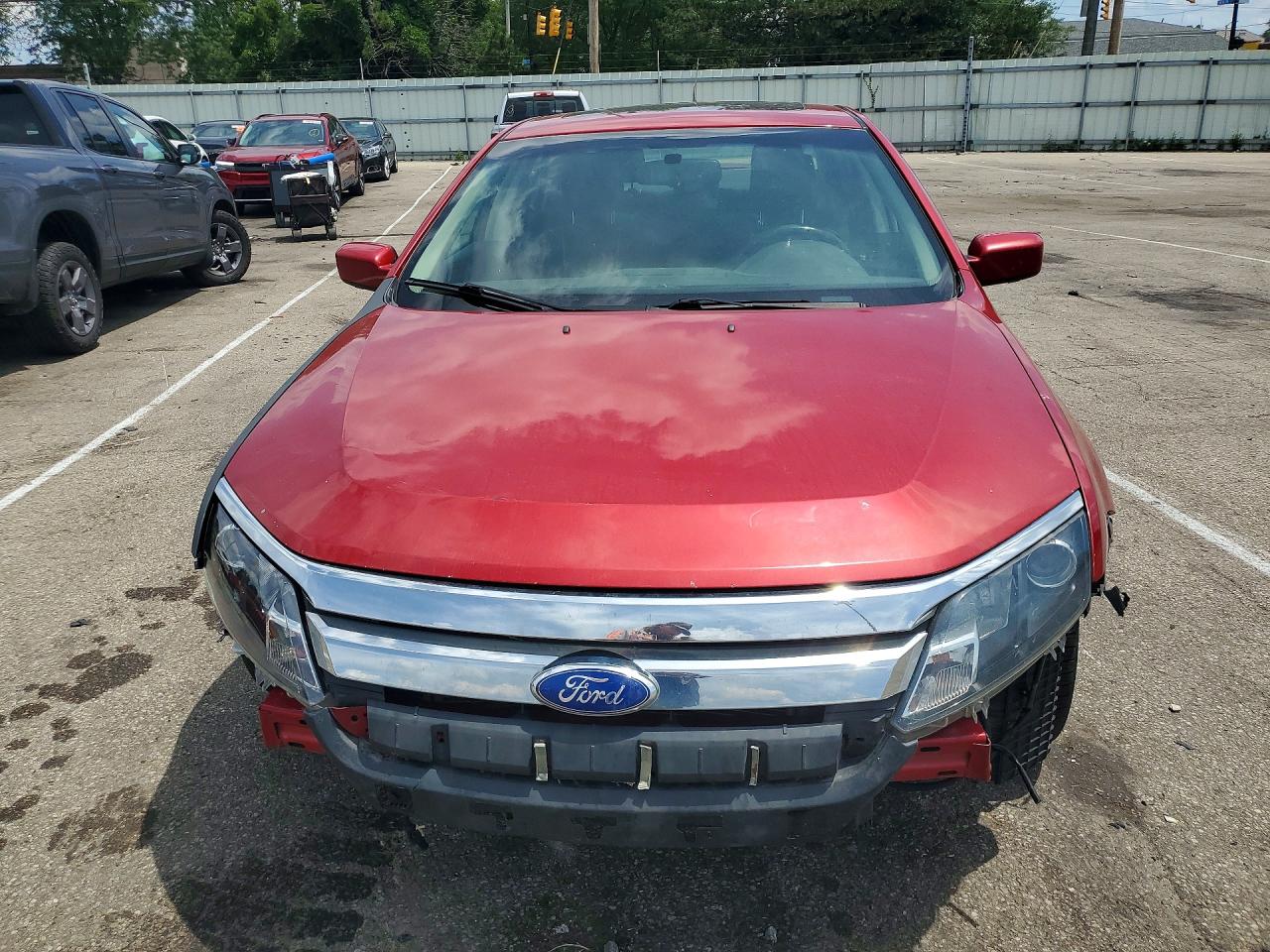 2011 Ford Fusion Se Red vin: 3FAHP0HA7BR278947