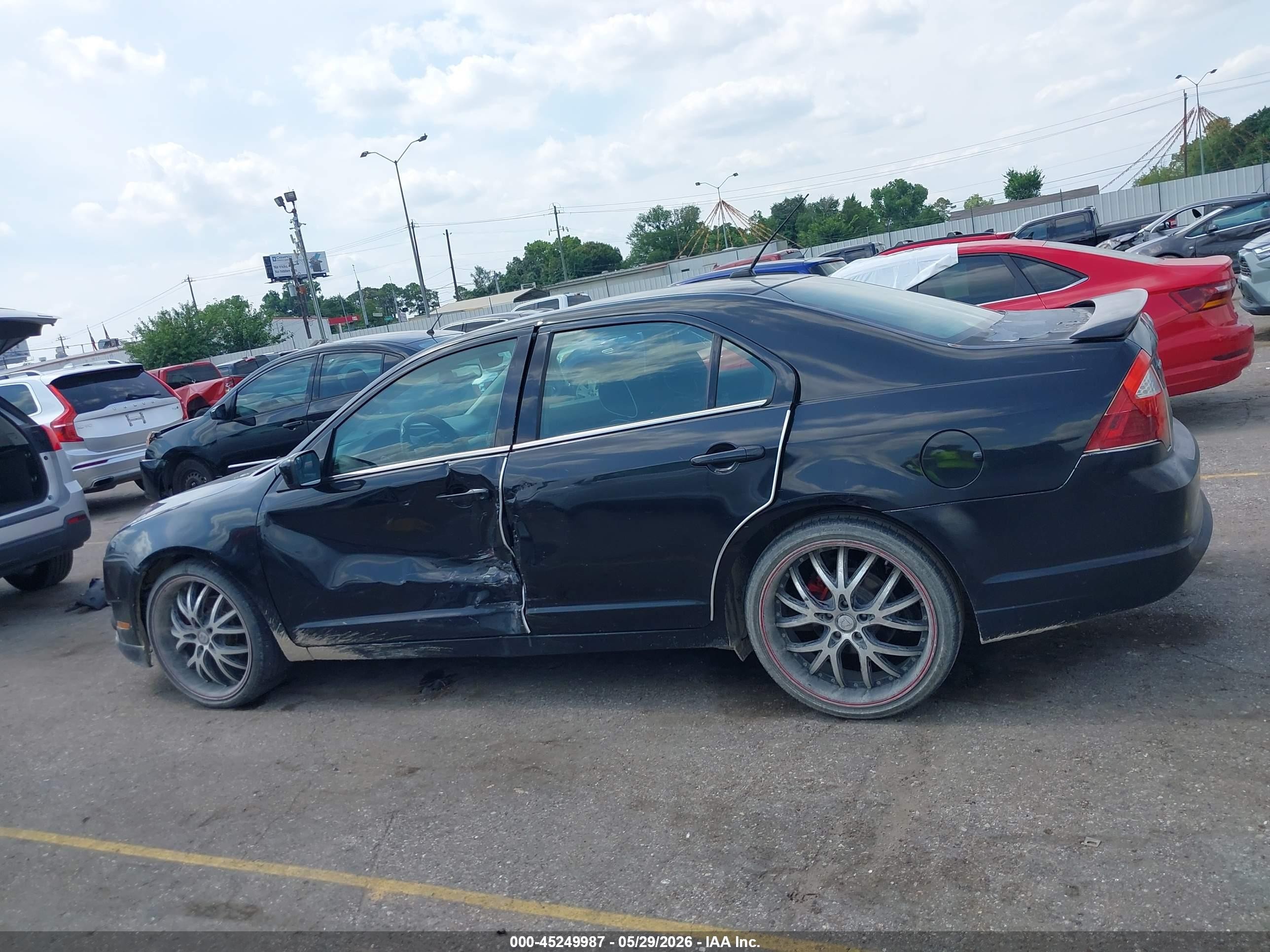 2011 Ford Fusion Se Black vin: 3FAHP0HA7BR291908