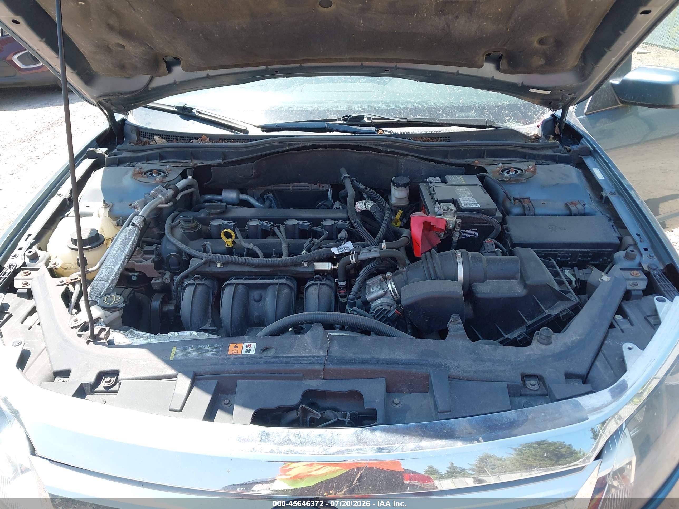 2011 Ford Fusion Se Teal vin: 3FAHP0HA7BR309288