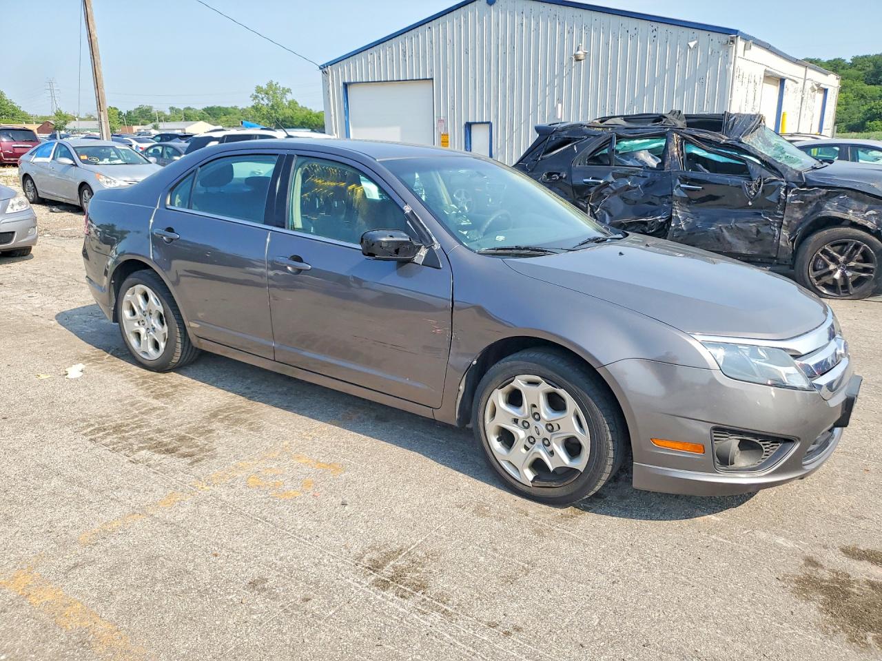 2011 Ford Fusion Se Gray vin: 3FAHP0HA7BR316628
