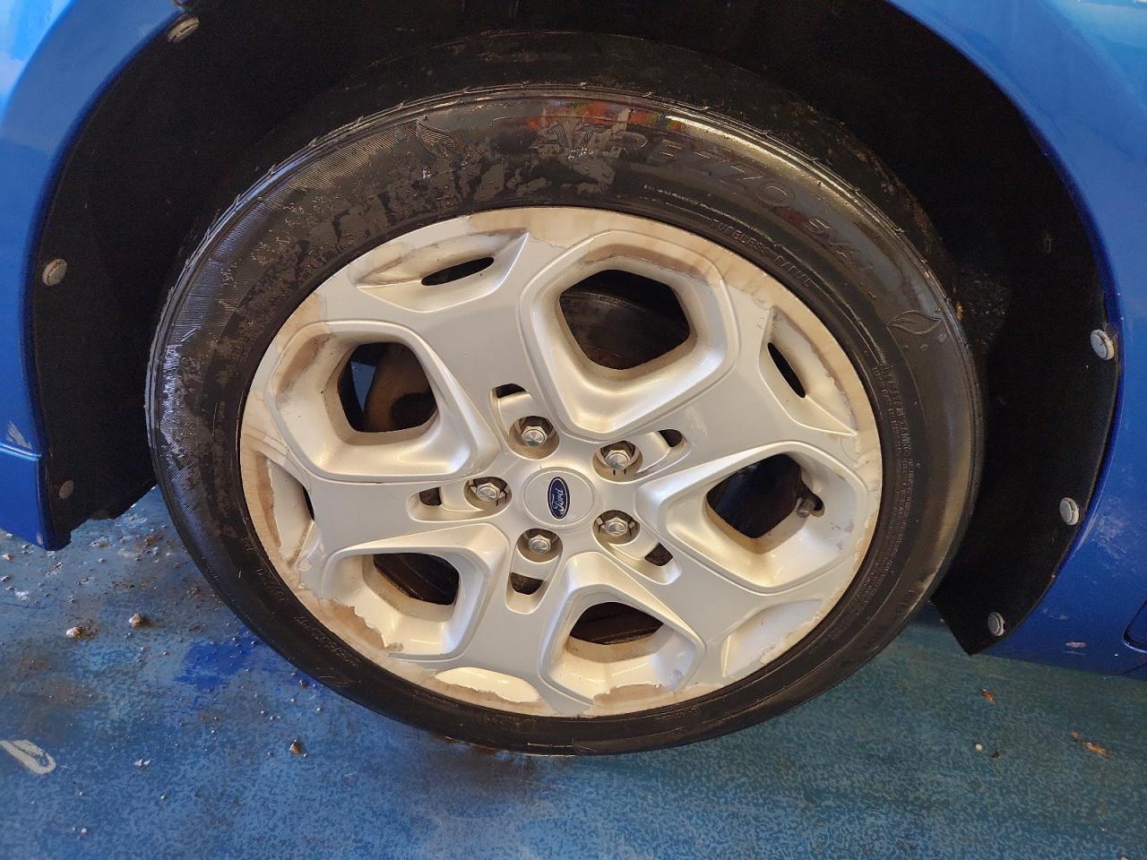 2011 Ford Fusion Se Blue vin: 3FAHP0HA7BR346597 Damage: Left Front Wheel Cover, Curb Rash, > 12 Inches