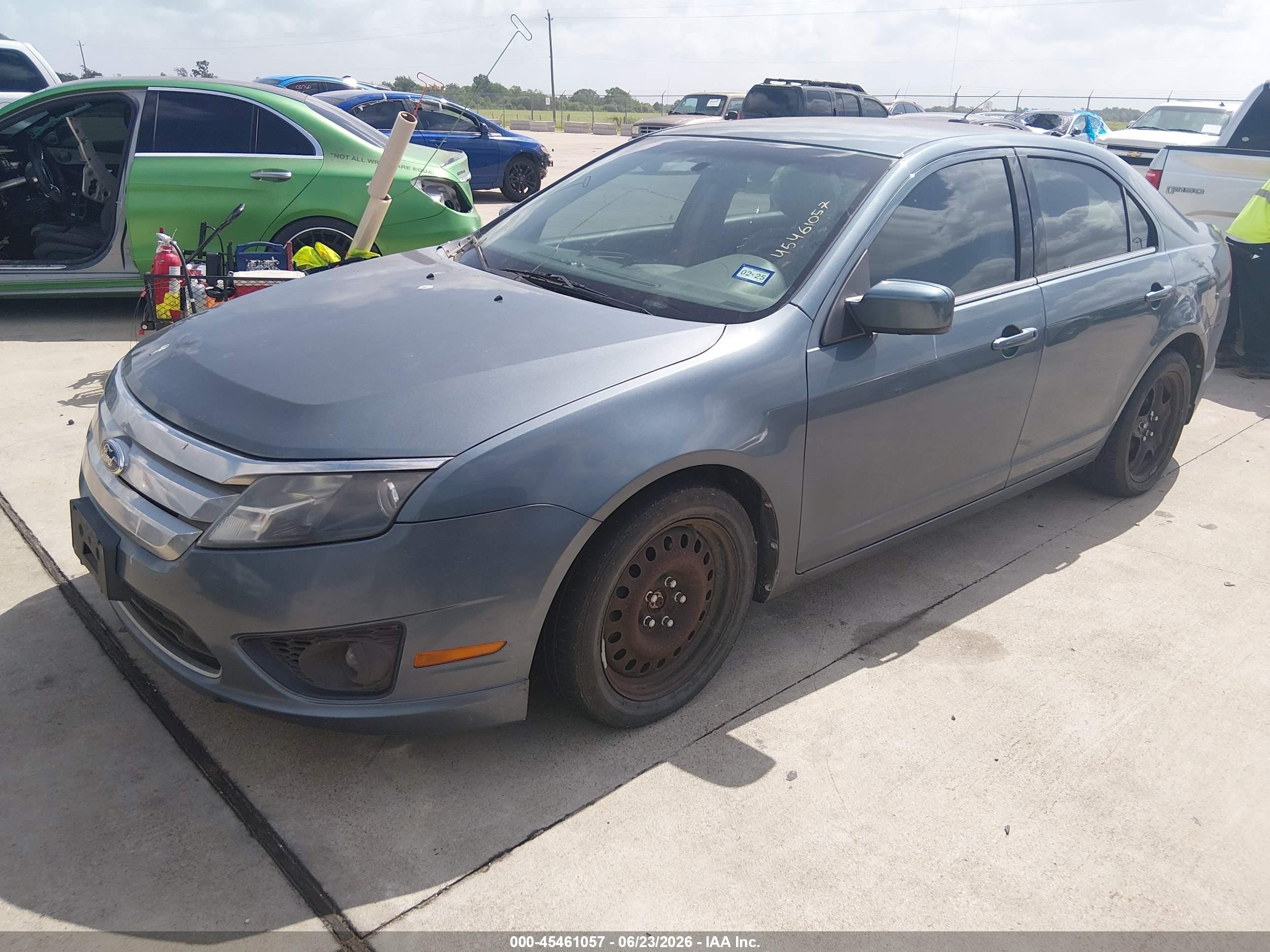 2011 Ford Fusion Se Teal vin: 3FAHP0HA7BR346664