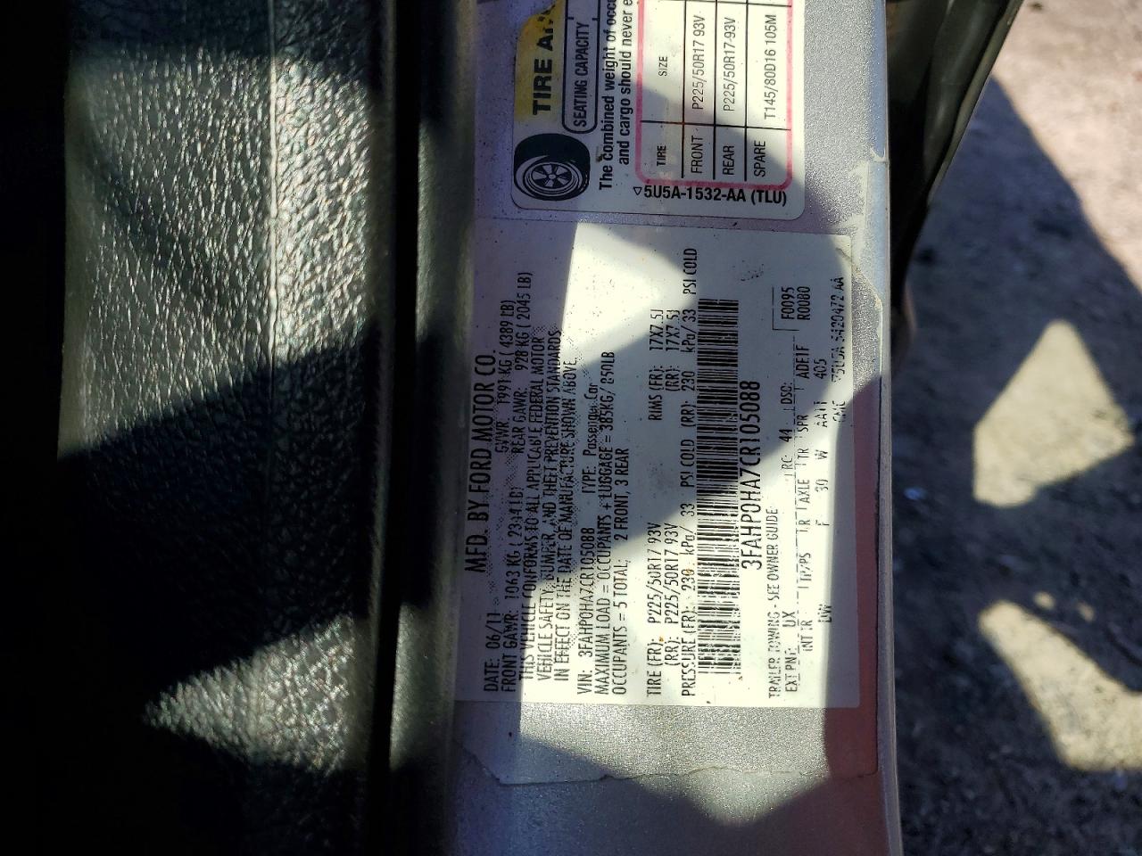 2012 Ford Fusion Se Серебряный vin: 3FAHP0HA7CR105088