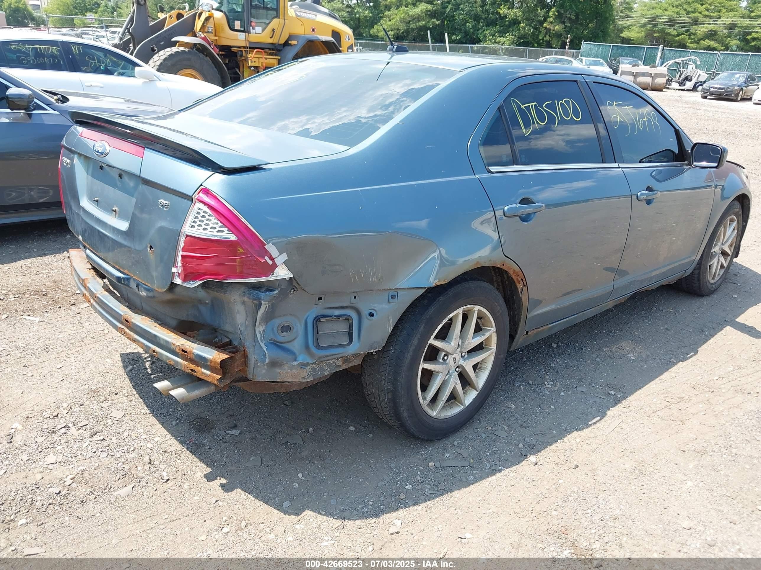 2012 Ford Fusion Se Blue vin: 3FAHP0HA7CR133960