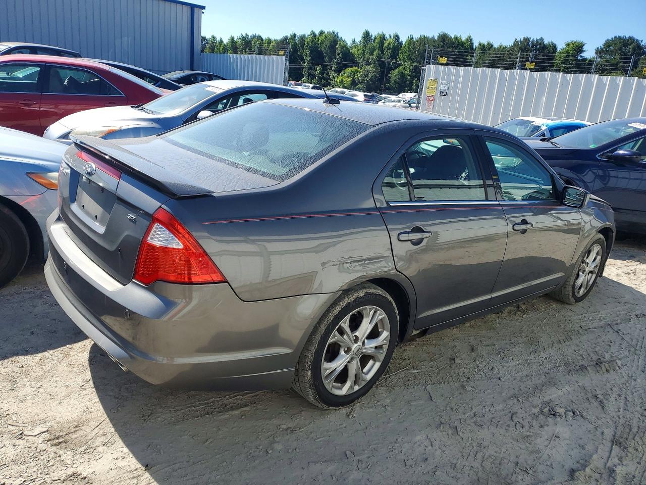 2012 Ford Fusion Se Серый vin: 3FAHP0HA7CR134154
