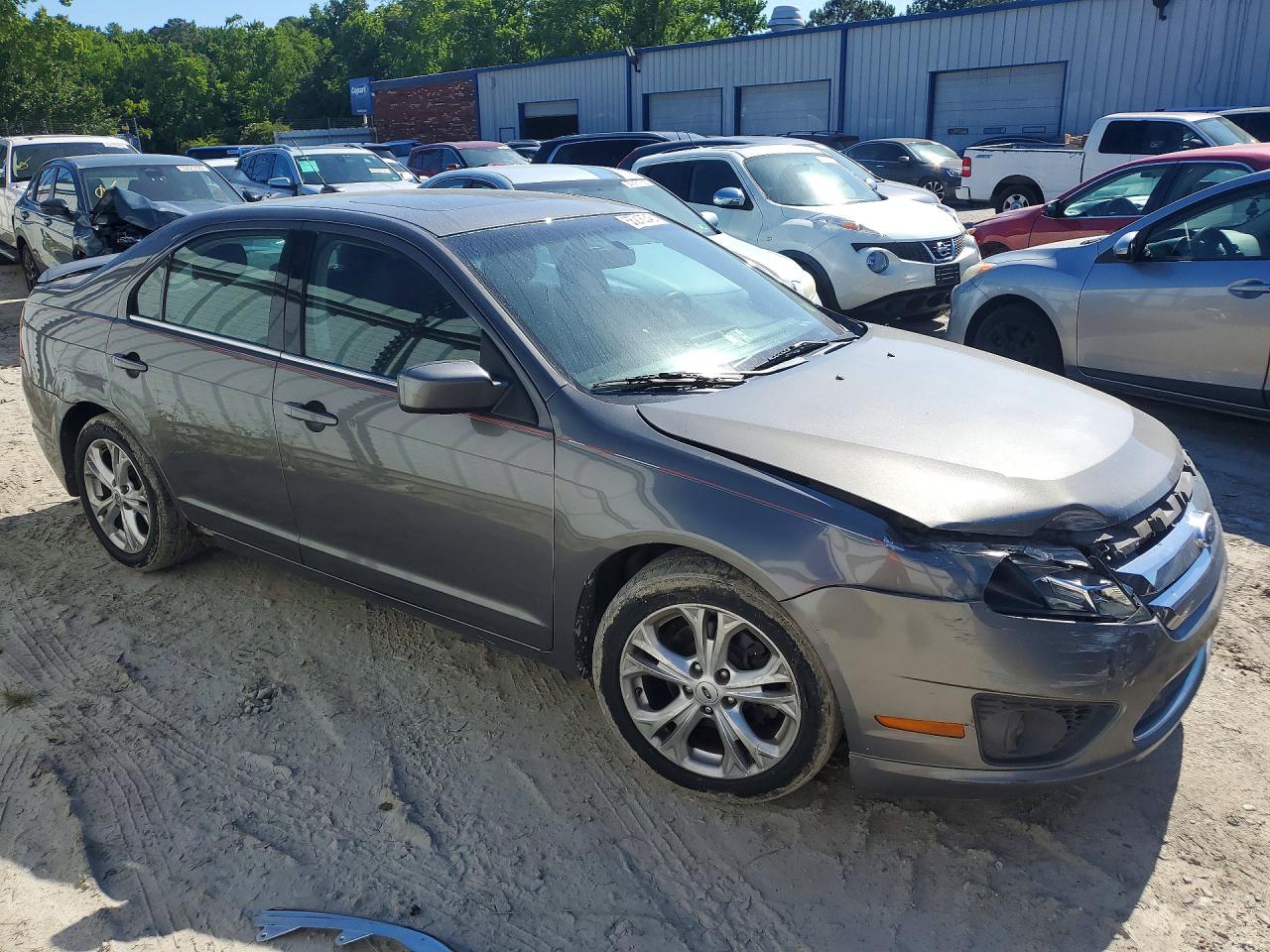2012 Ford Fusion Se Серый vin: 3FAHP0HA7CR134154