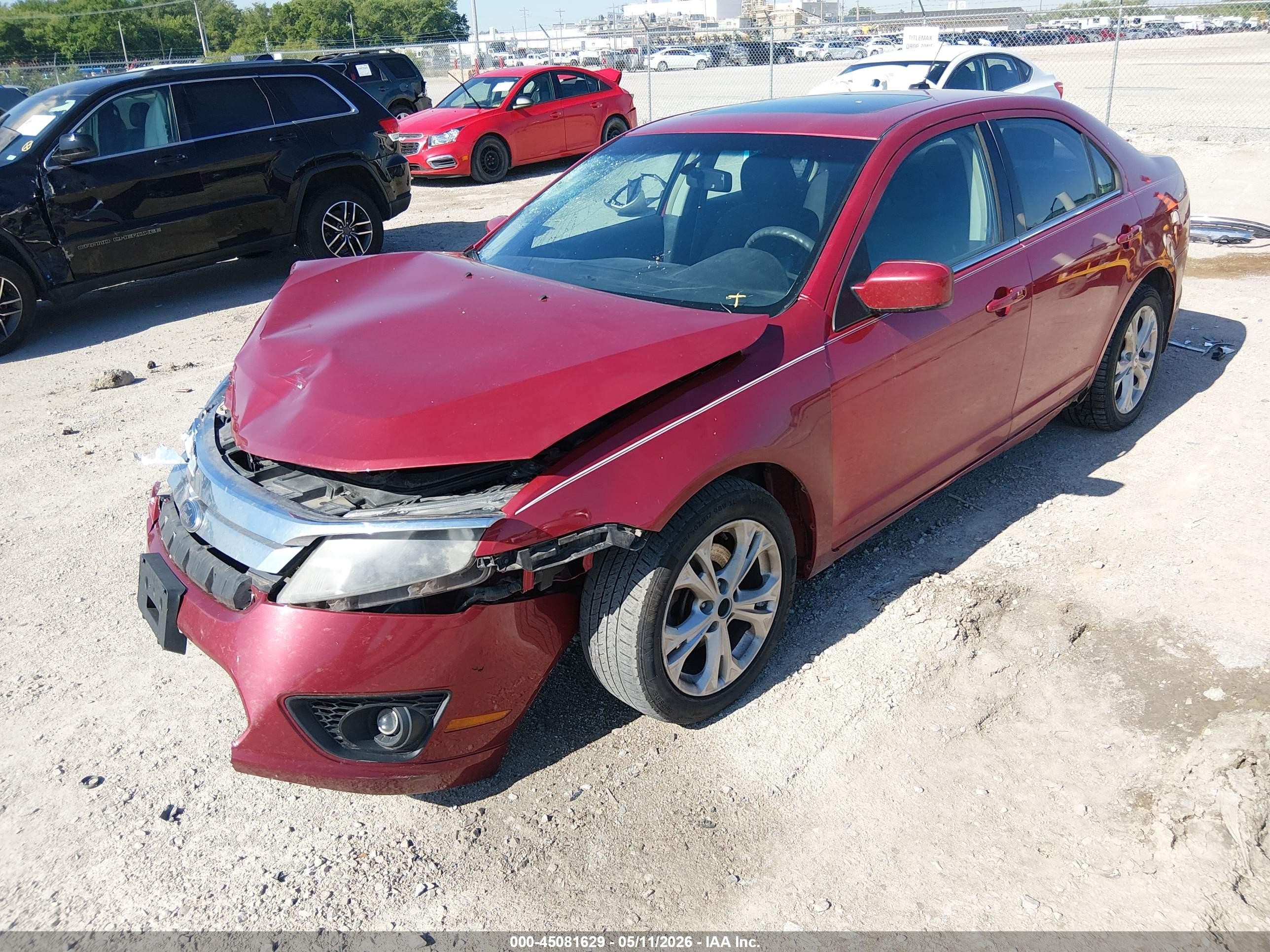 2012 Ford Fusion Se Red vin: 3FAHP0HA7CR150693