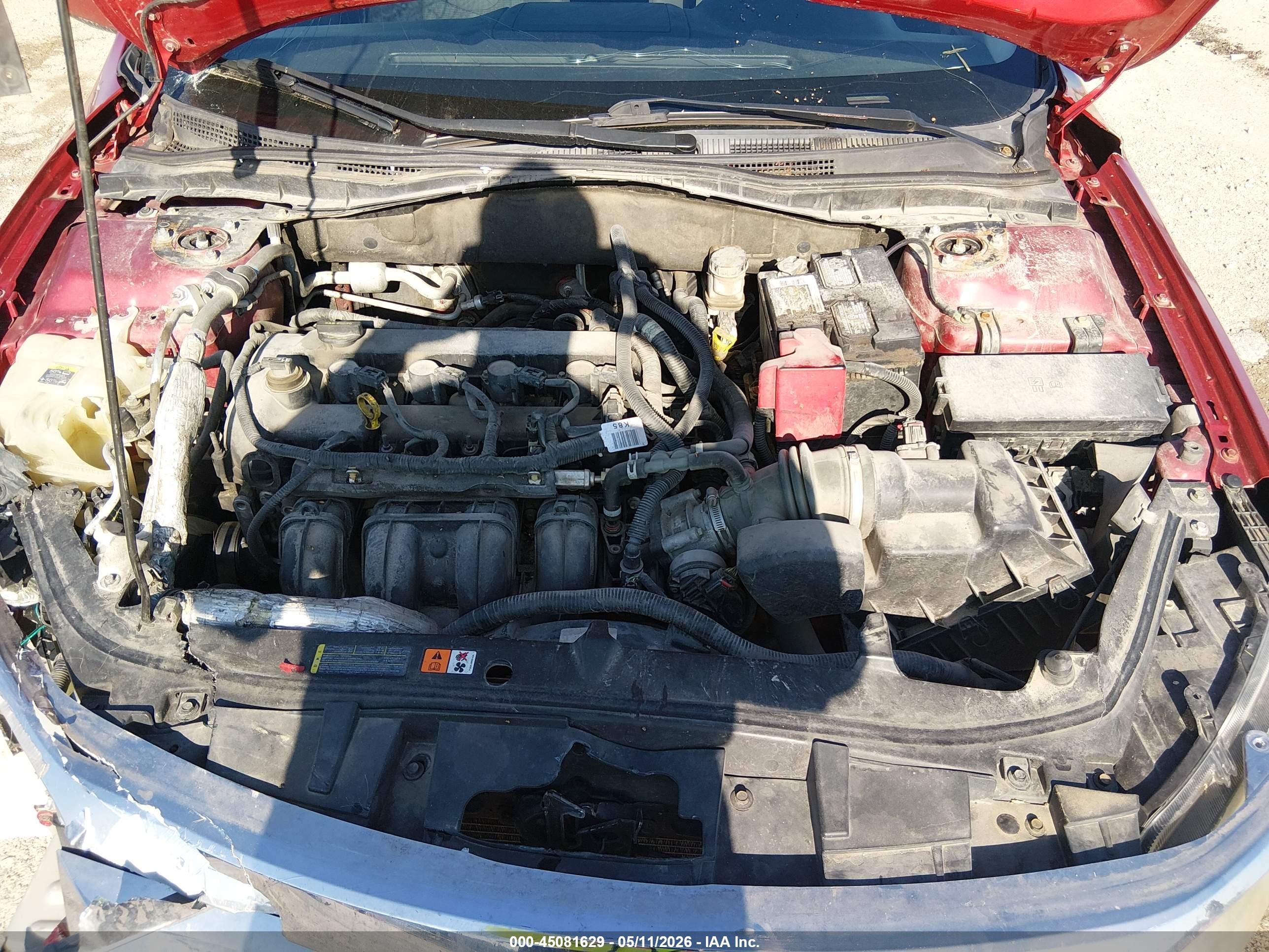 2012 Ford Fusion Se Red vin: 3FAHP0HA7CR150693