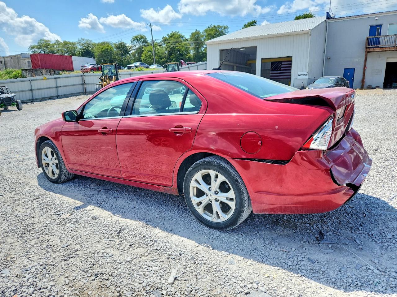 2012 Ford Fusion Se Red vin: 3FAHP0HA7CR168613