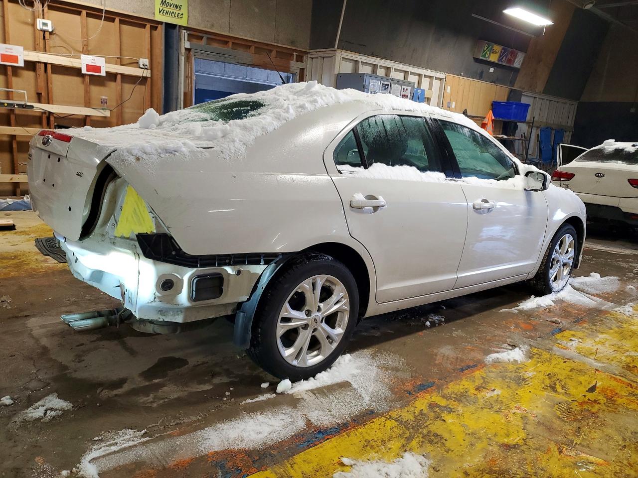 2012 Ford Fusion Se White vin: 3FAHP0HA7CR239910