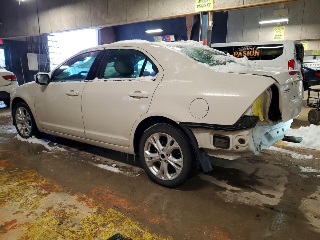2012 Ford Fusion Se White vin: 3FAHP0HA7CR239910